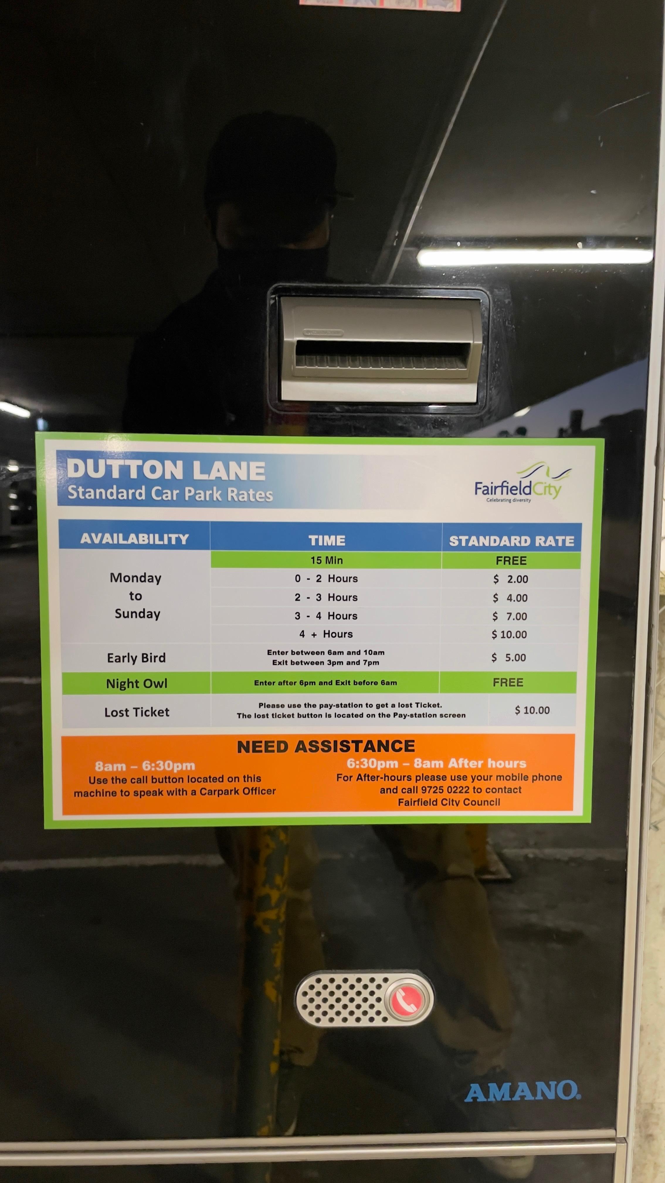 Dutton Lane Car Park Cabramatta, NSW EV Station