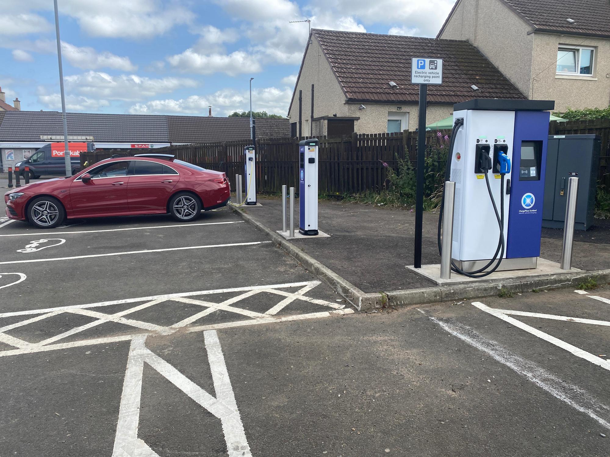 Coatshill Ave Parking Blantyre, Scotland EV Station