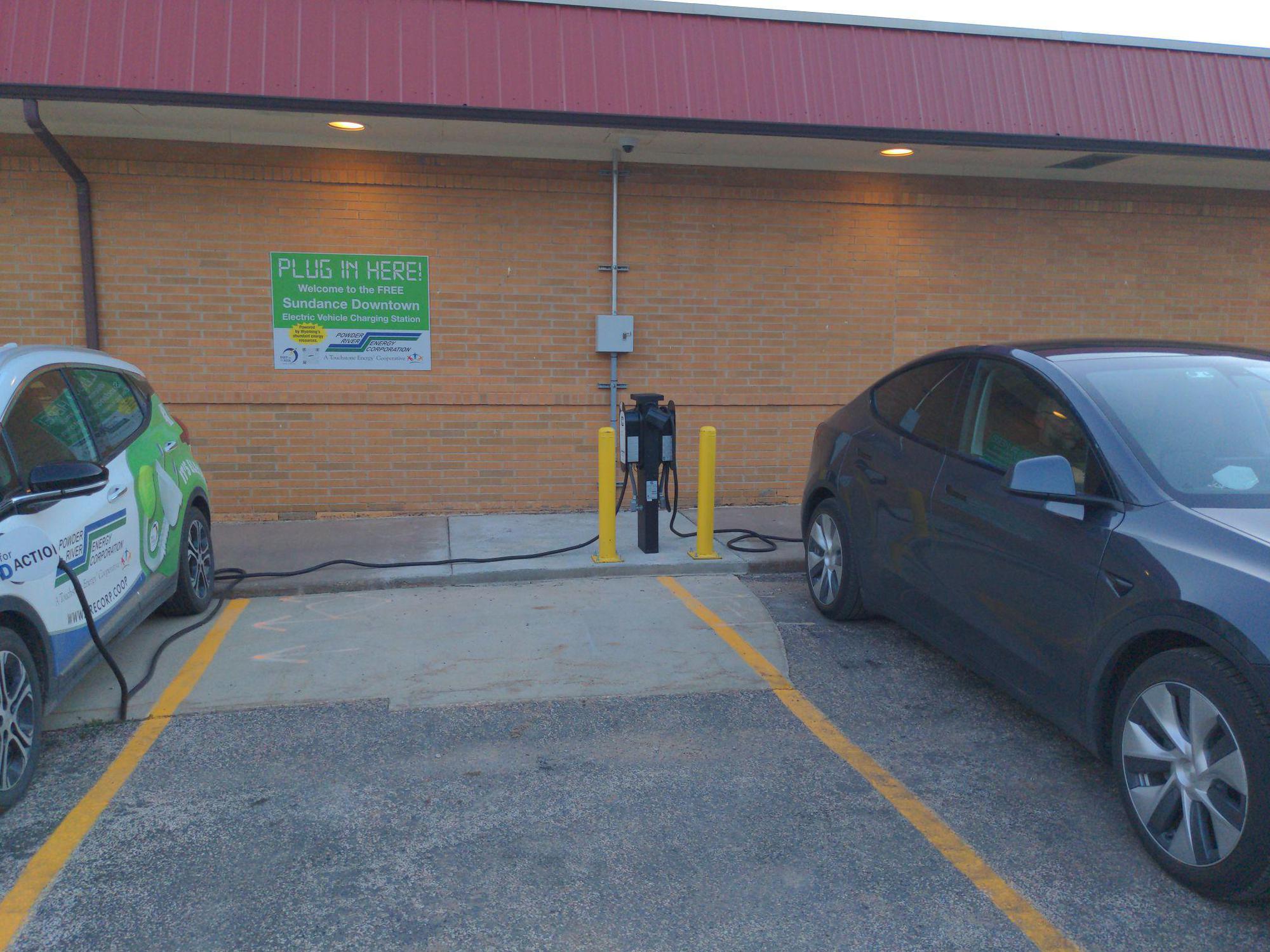Powder River Energy/Sundance Downtown Sundance, WY EV Station