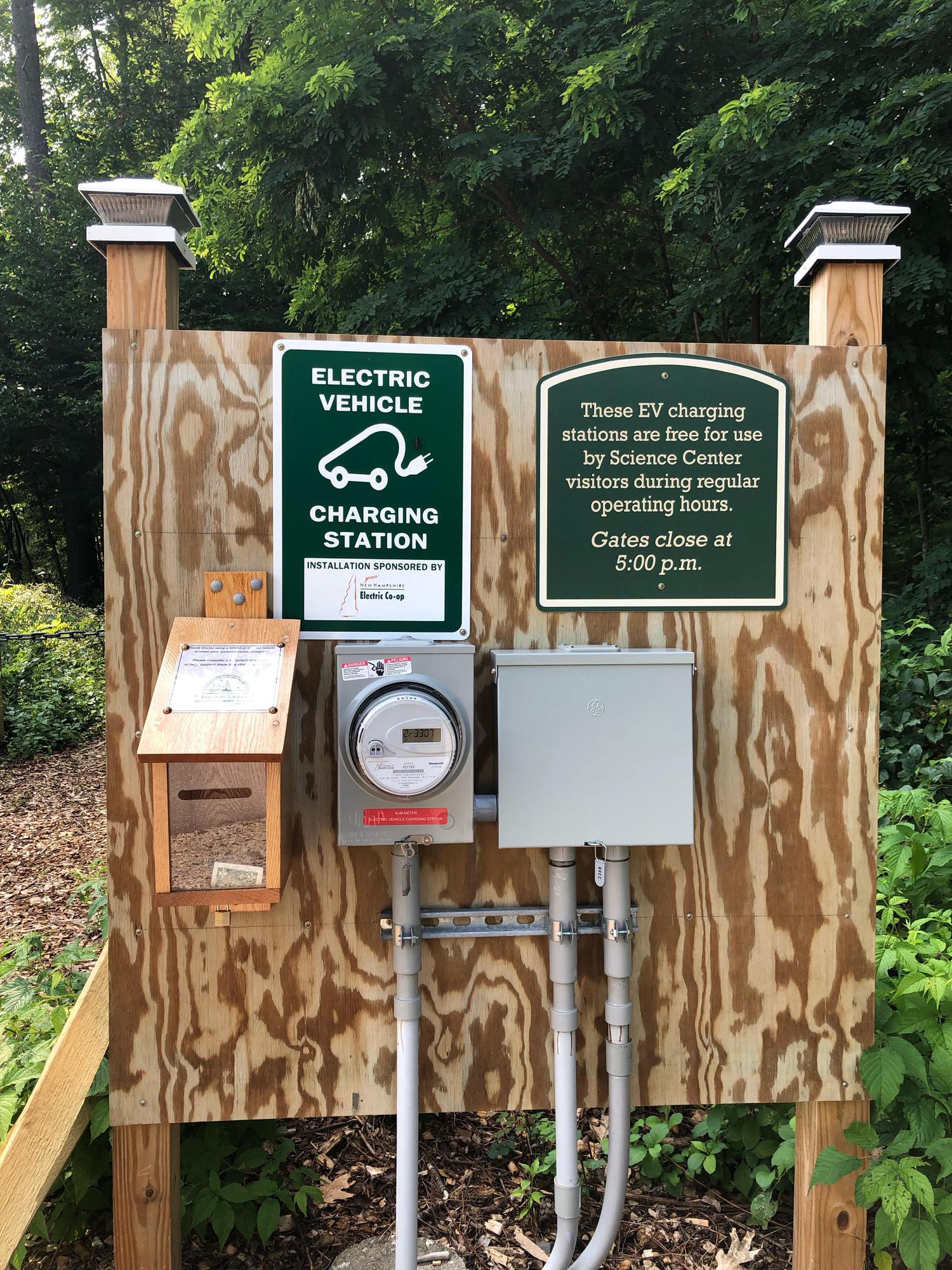 Squam Lakes Natural Science Center Holderness, NH EV Station