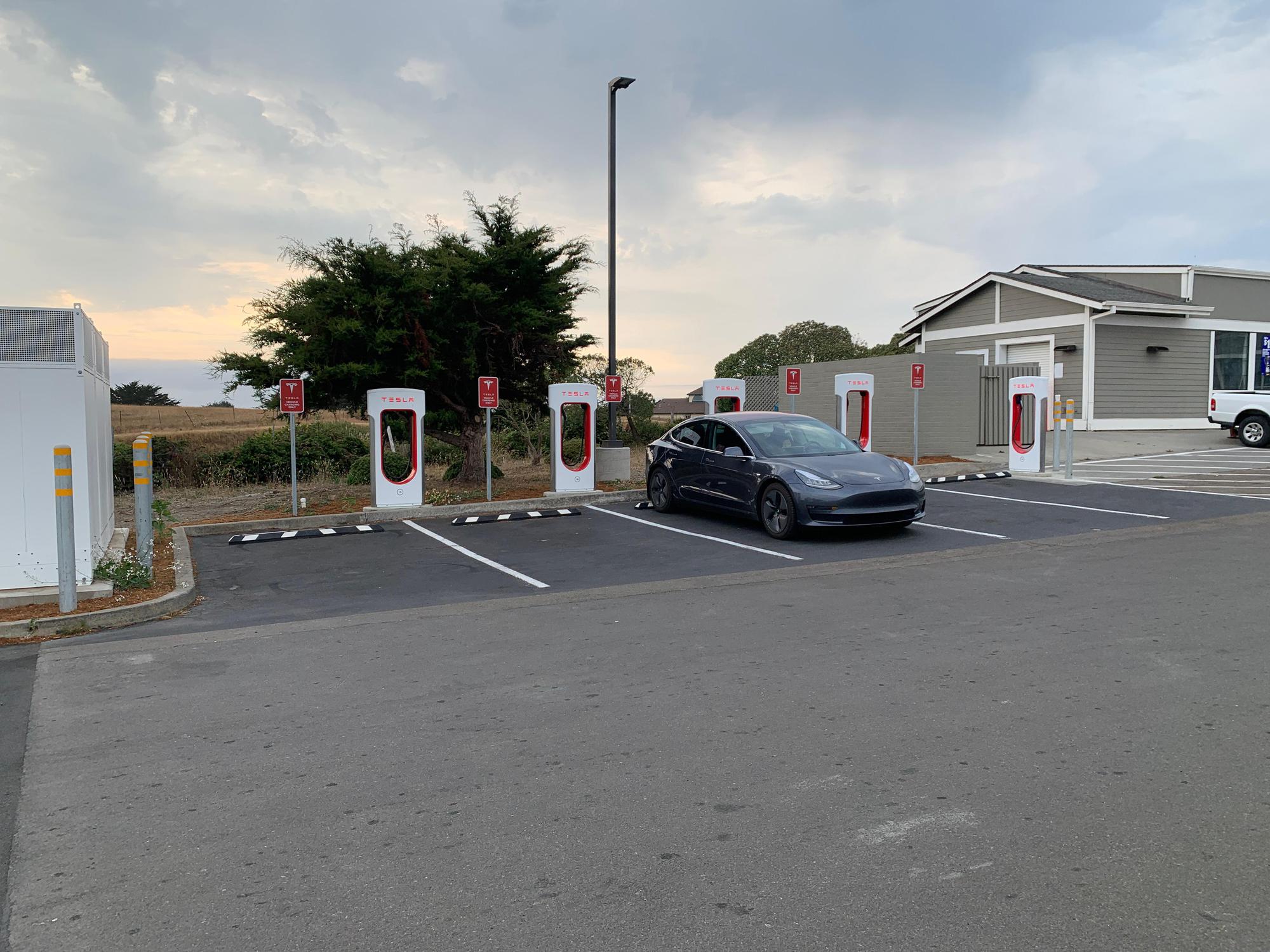 The Boatyard Shopping Center (2) Fort Bragg, CA EV Station