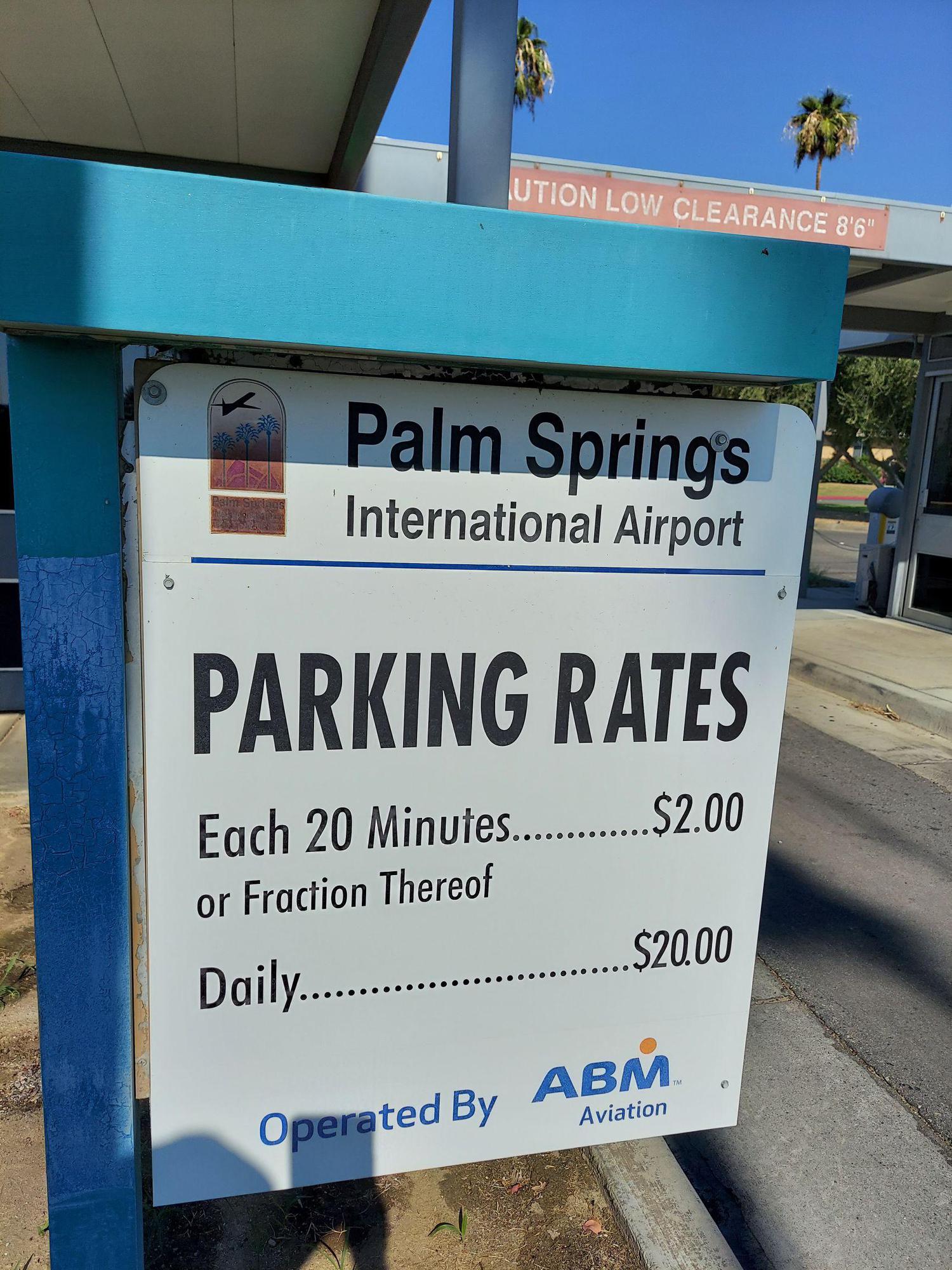 Palm Springs Airport Palm Springs, CA EV Station