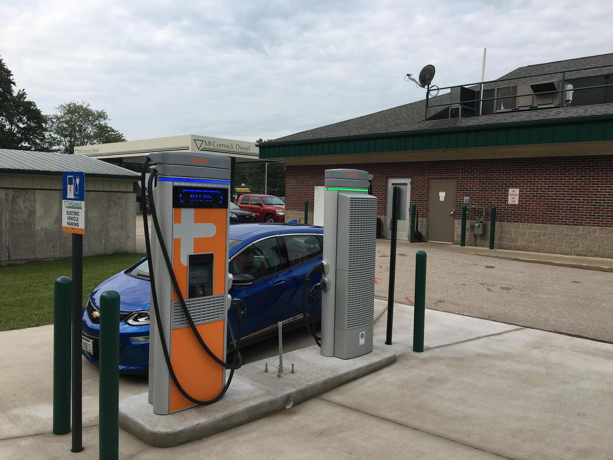 McCormick Gas Station Whitehall, MI EV Station
