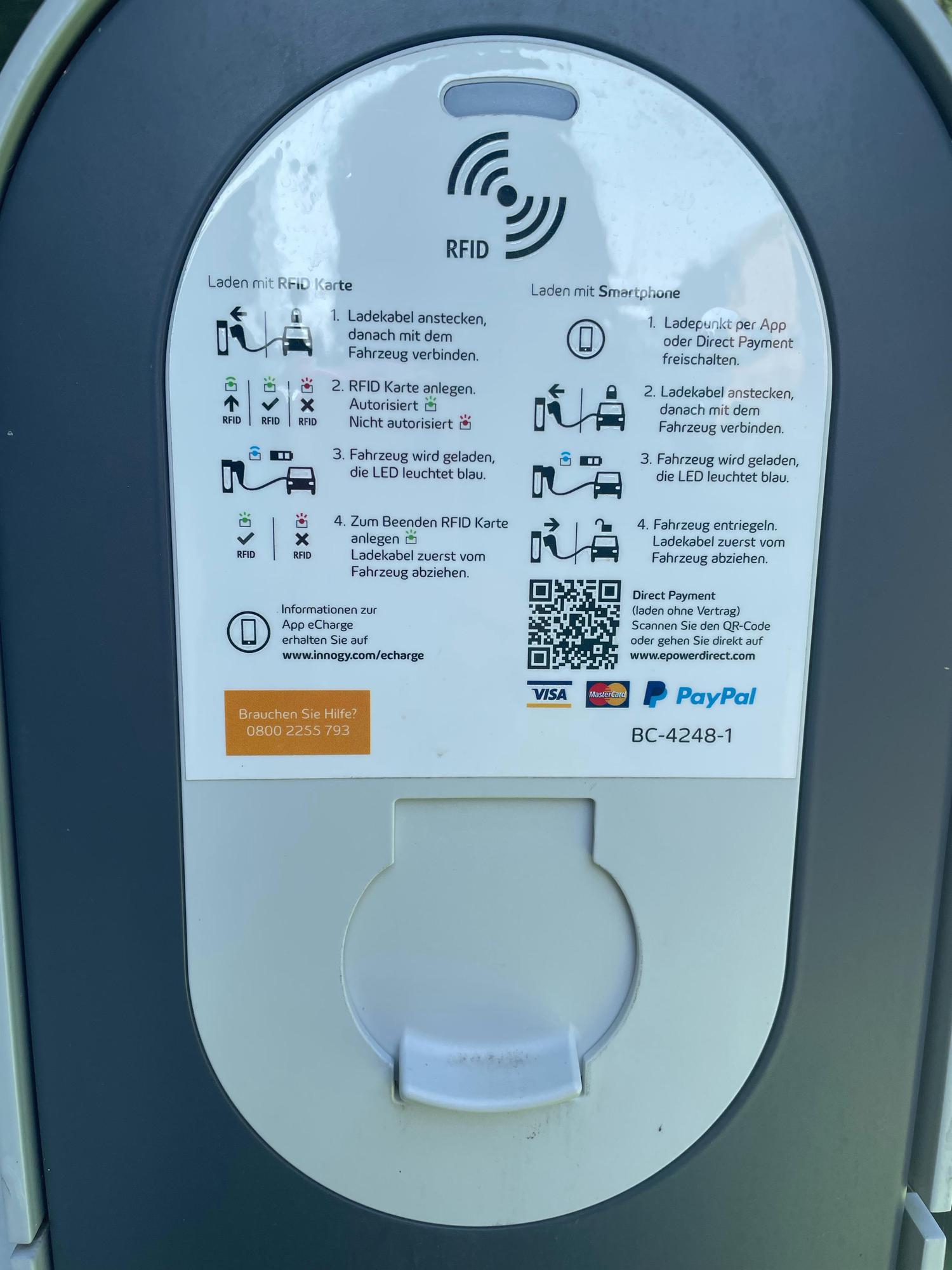 Charging Station innogy eMobility Solutions GmbH Meschede, NRW EV