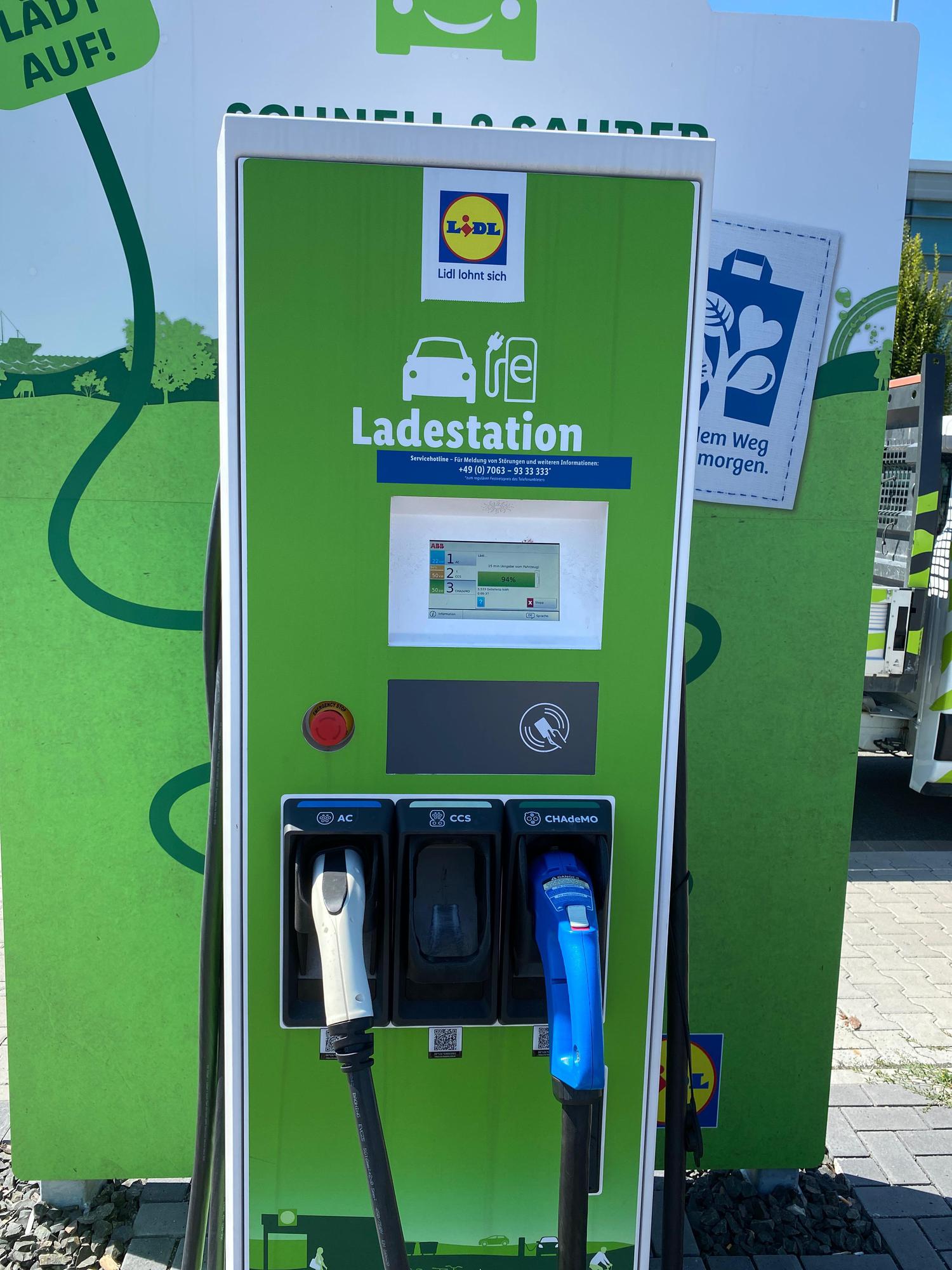 Lidl Schwalbach am Taunus, HE EV Station