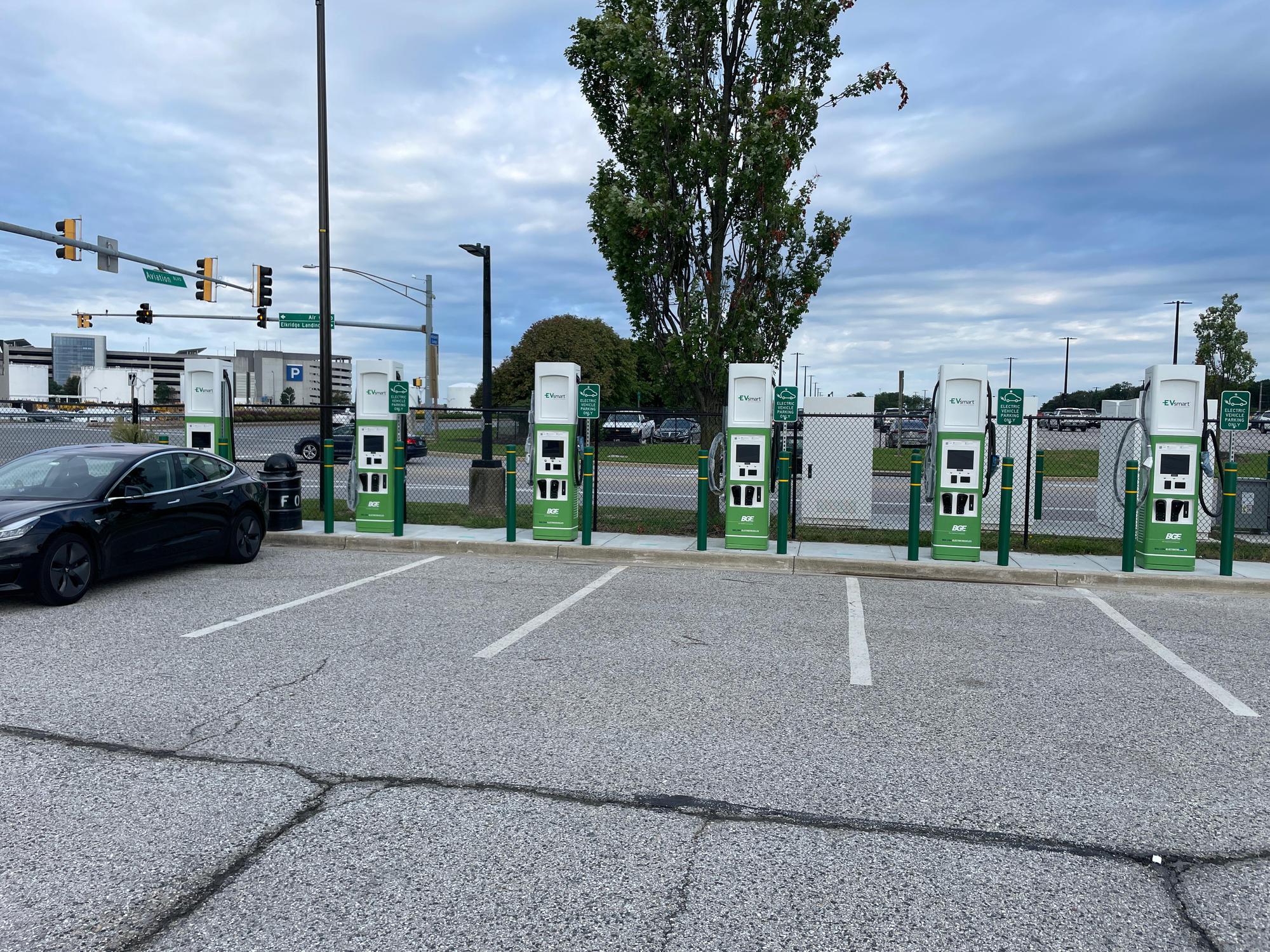 BWI Airport - Rideshare Staging Lot | Linthicum Heights, MD | EV Station