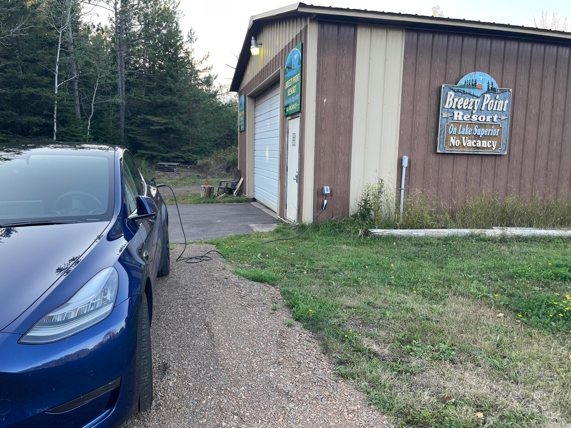 Breezy Point Cabins On Lake Superior | Two Harbors, MN | EV Station