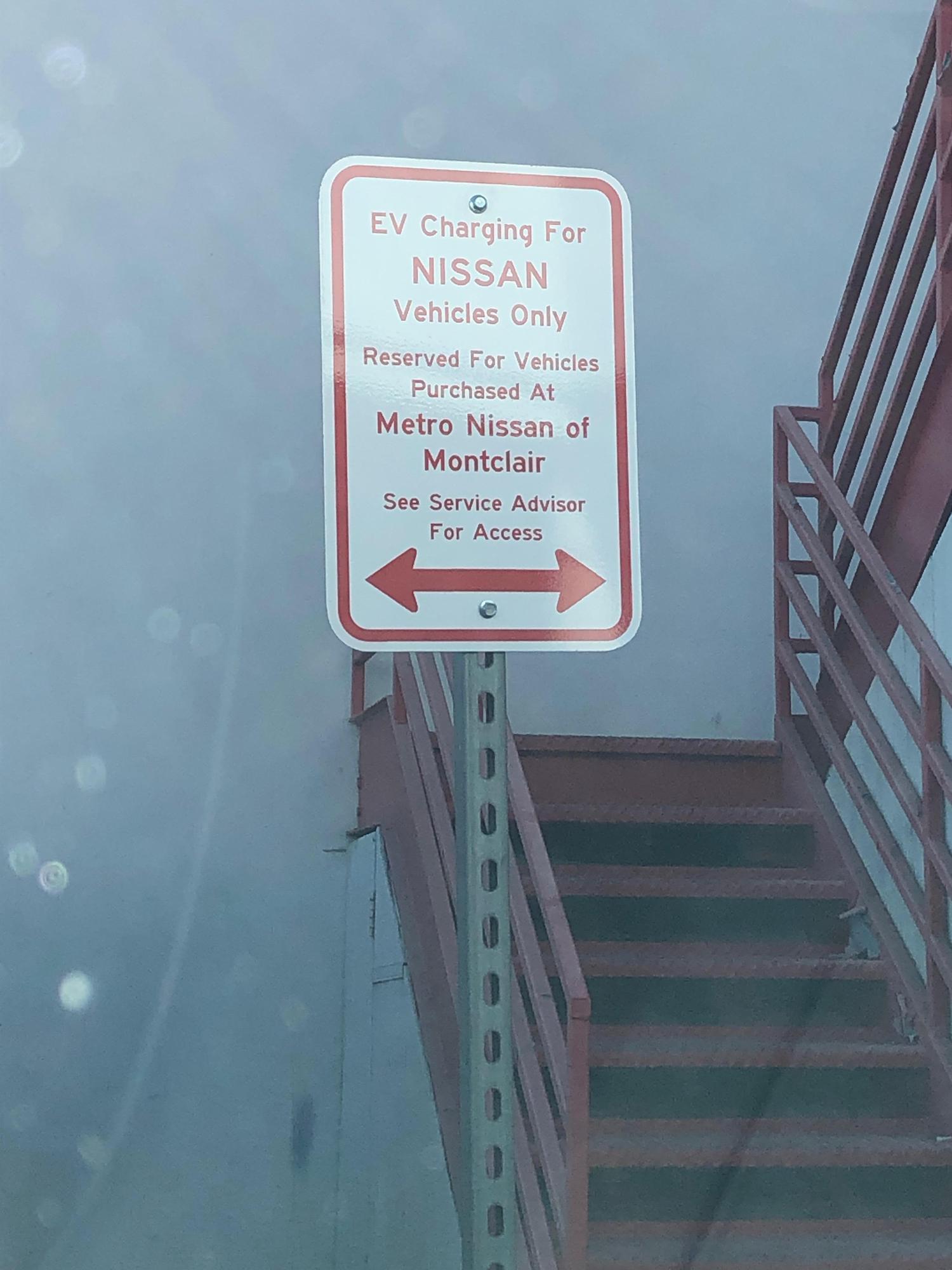 Metro Nissan of Montclair Montclair, CA EV Station