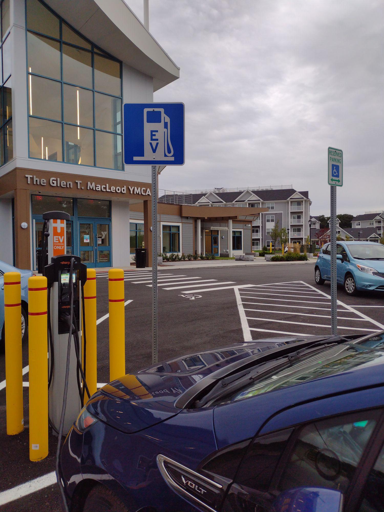 YMCA Gloucester, MA EV Station