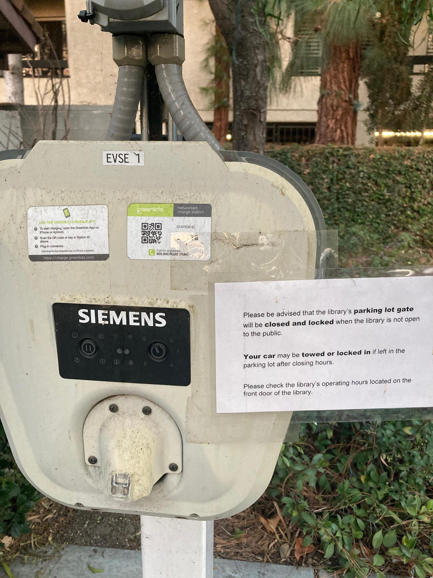 Studio City Library Los Angeles, CA EV Station