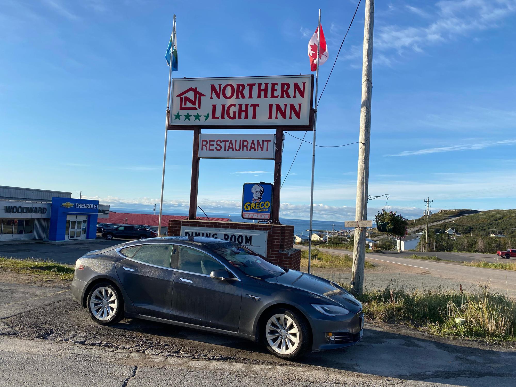 Northern Light Inn RV Park L'AnseauClair, NL EV Station