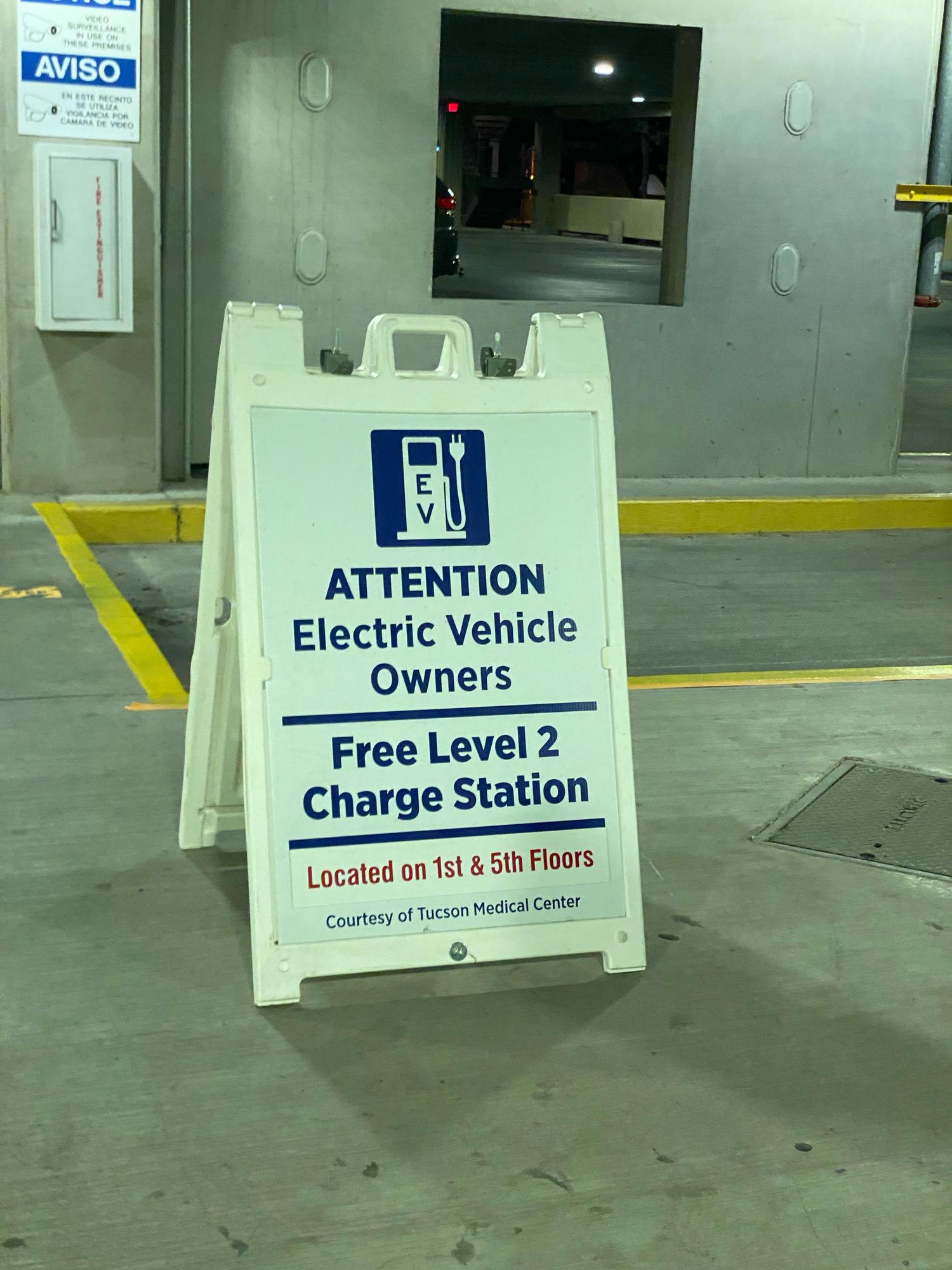Tucson Medical Center - Tower Garage | PlugShare