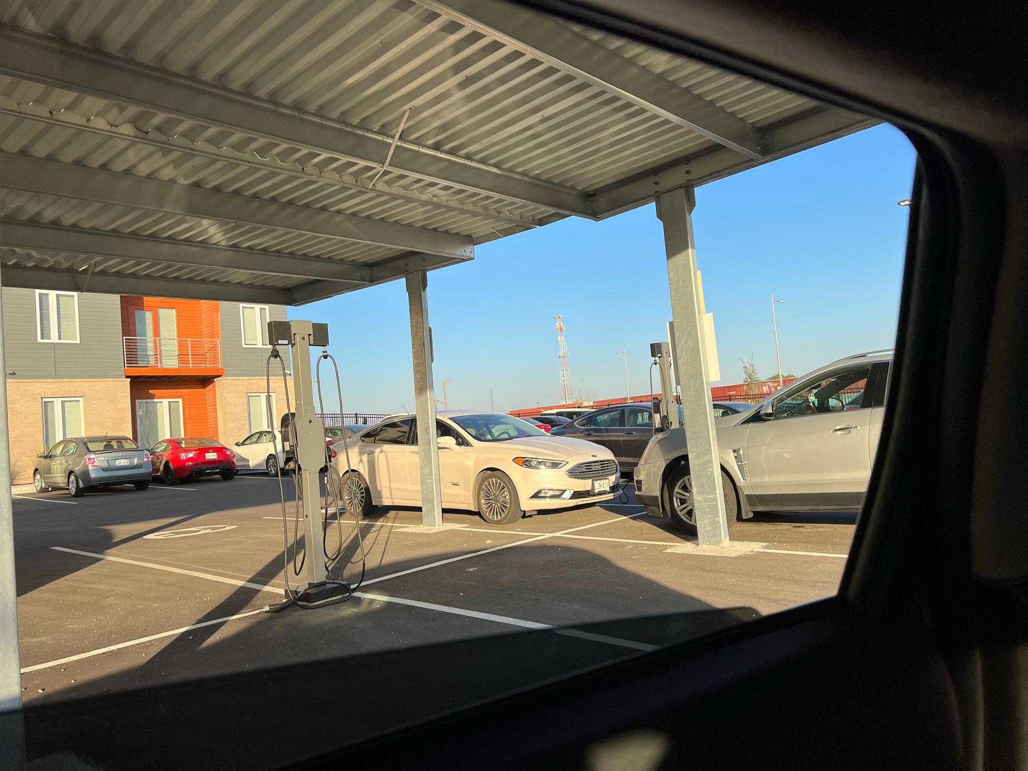 The Backyard Apartments at One North North Kansas City, MO EV Station