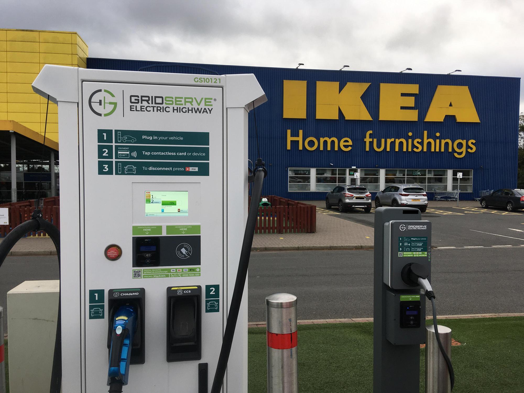 IKEA Edinburgh Loanhead, Scotland EV Station