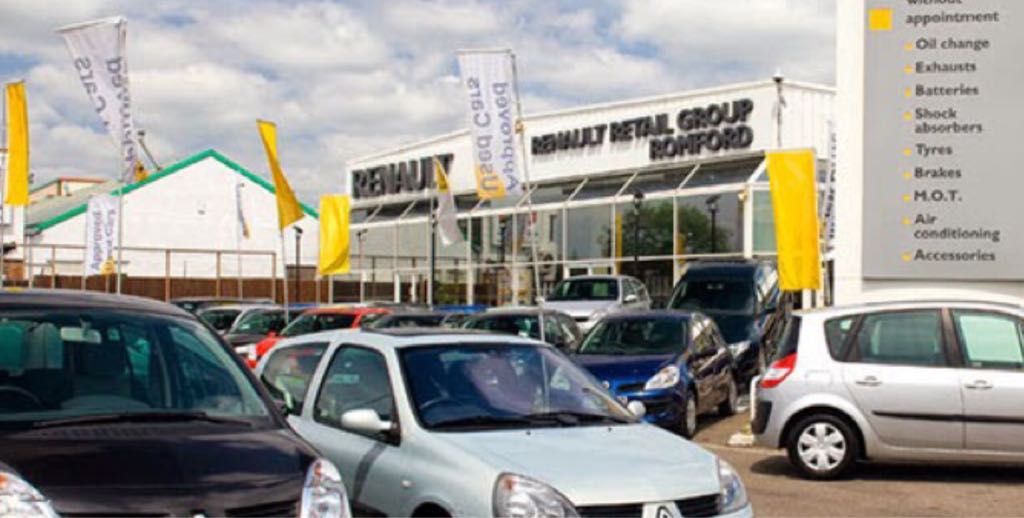 Renault Retail Group Gallows Corner, A217 Southend Arterial Road