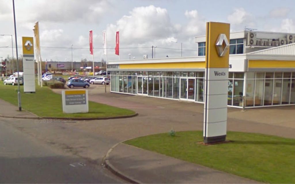 Renault Dealership Wests of Kings Lynn Scania Way, Hardwick