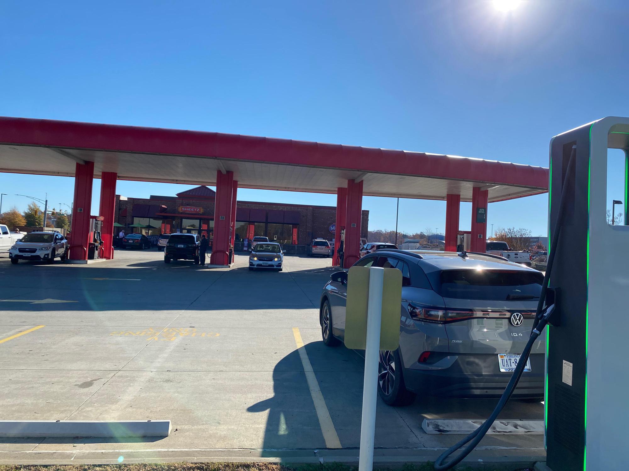 Sheetz Zion Crossroads, VA EV Station