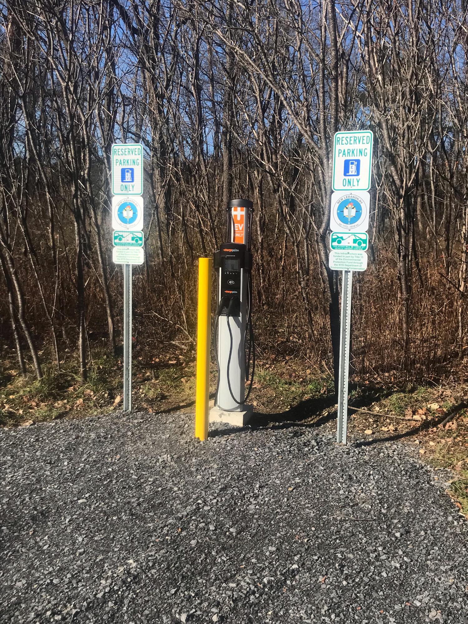Corkscrew Rail Trail New Lebanon, NY EV Station