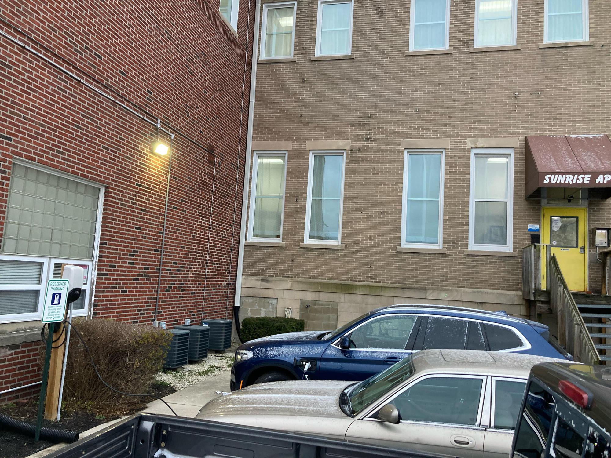 Sunrise Apartments/Blume High School Bldg OH EV Station