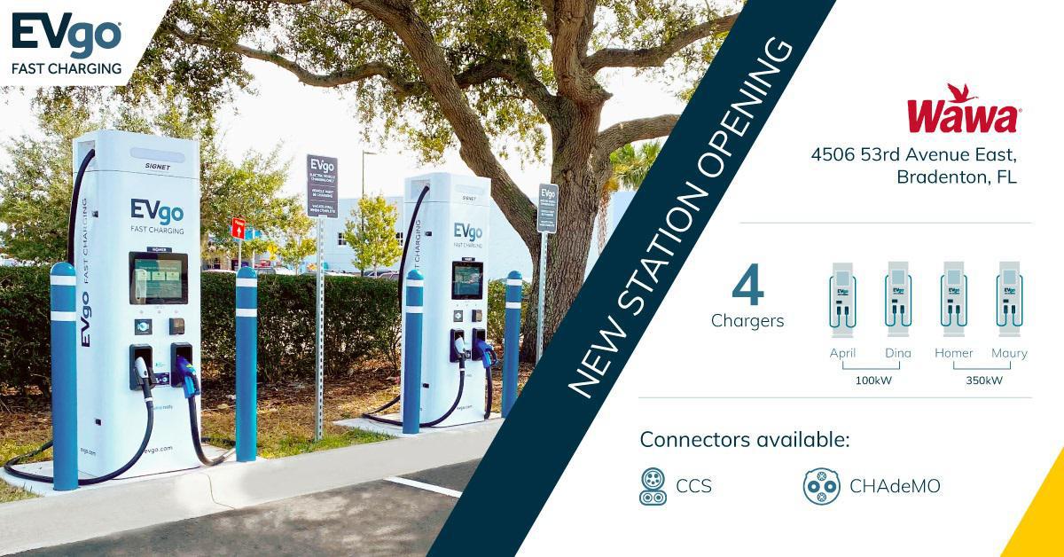 Wawa Bradenton Bradenton, FL EV Station