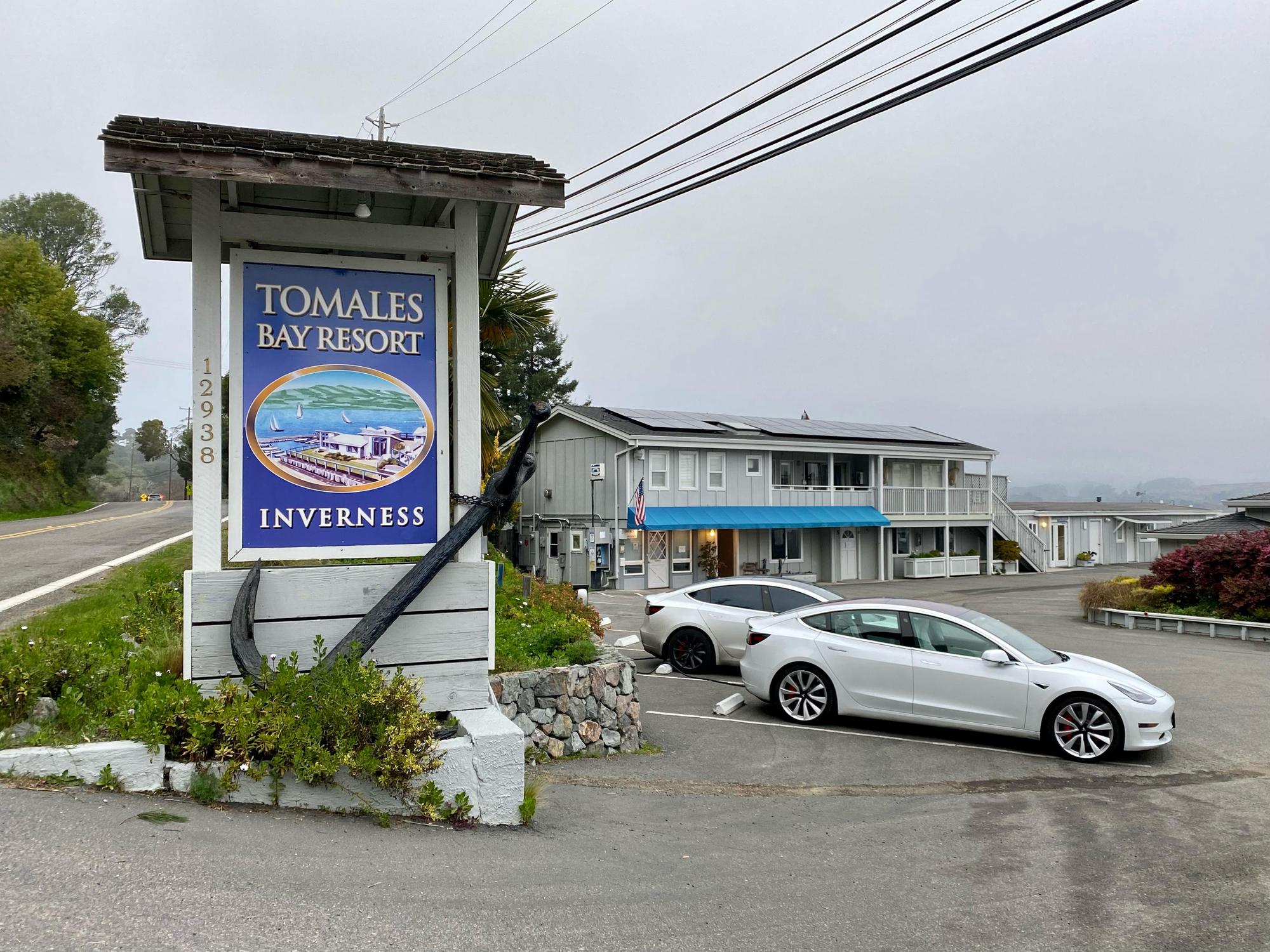 Tomales Bay Resort Inverness, CA EV Station