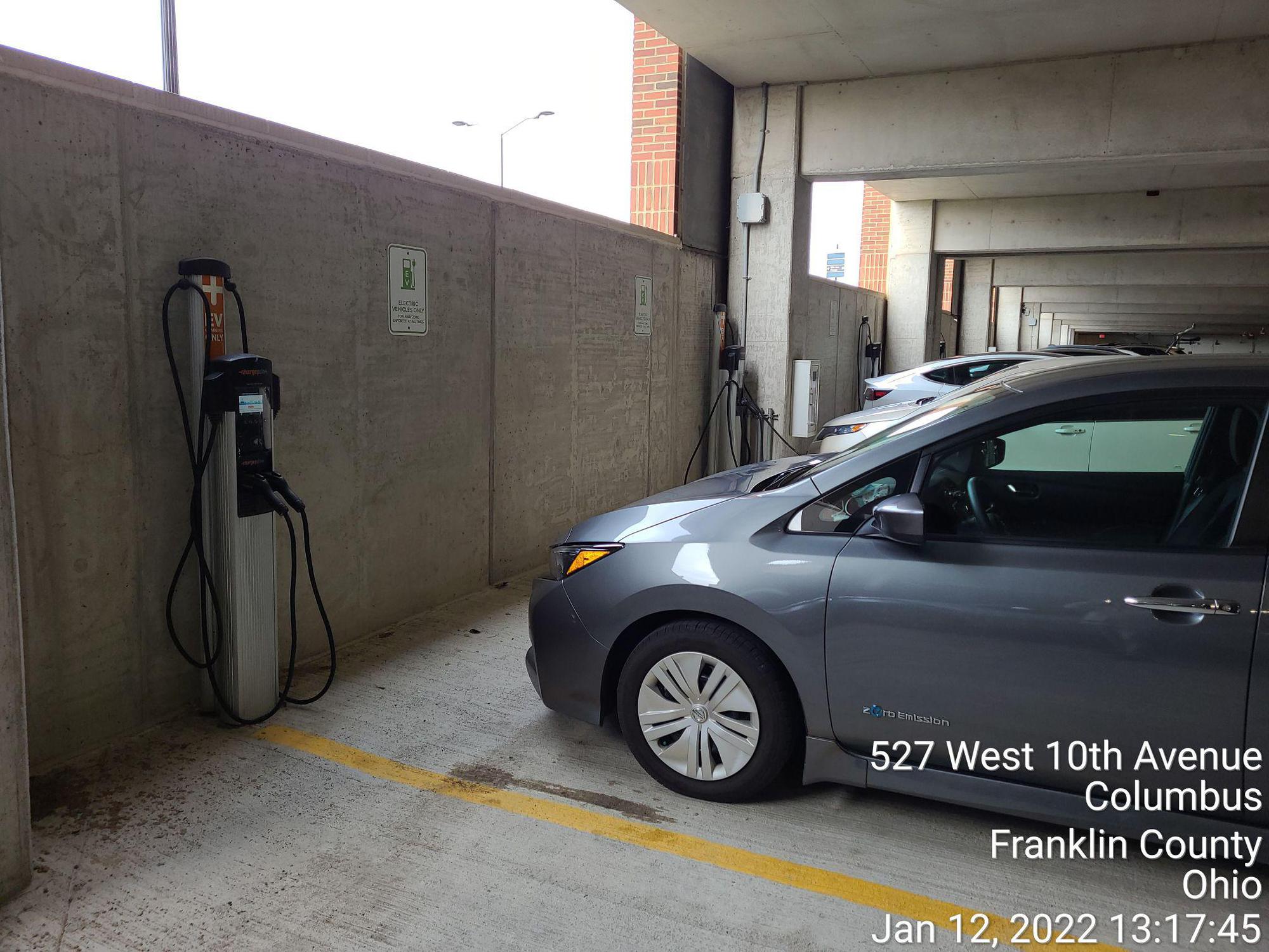 OSU W 10th Ave Garage Columbus, OH EV Station