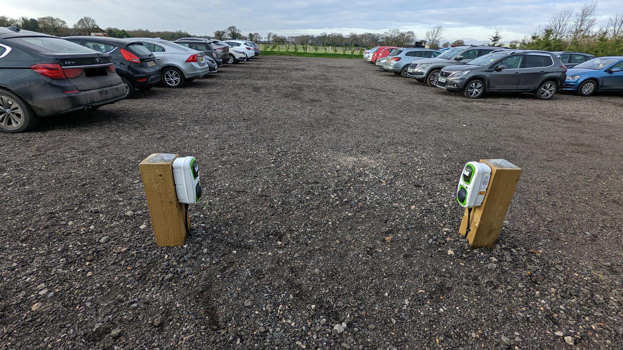 Fields Farm Shop and Cafe East Bergholt, England EV Station