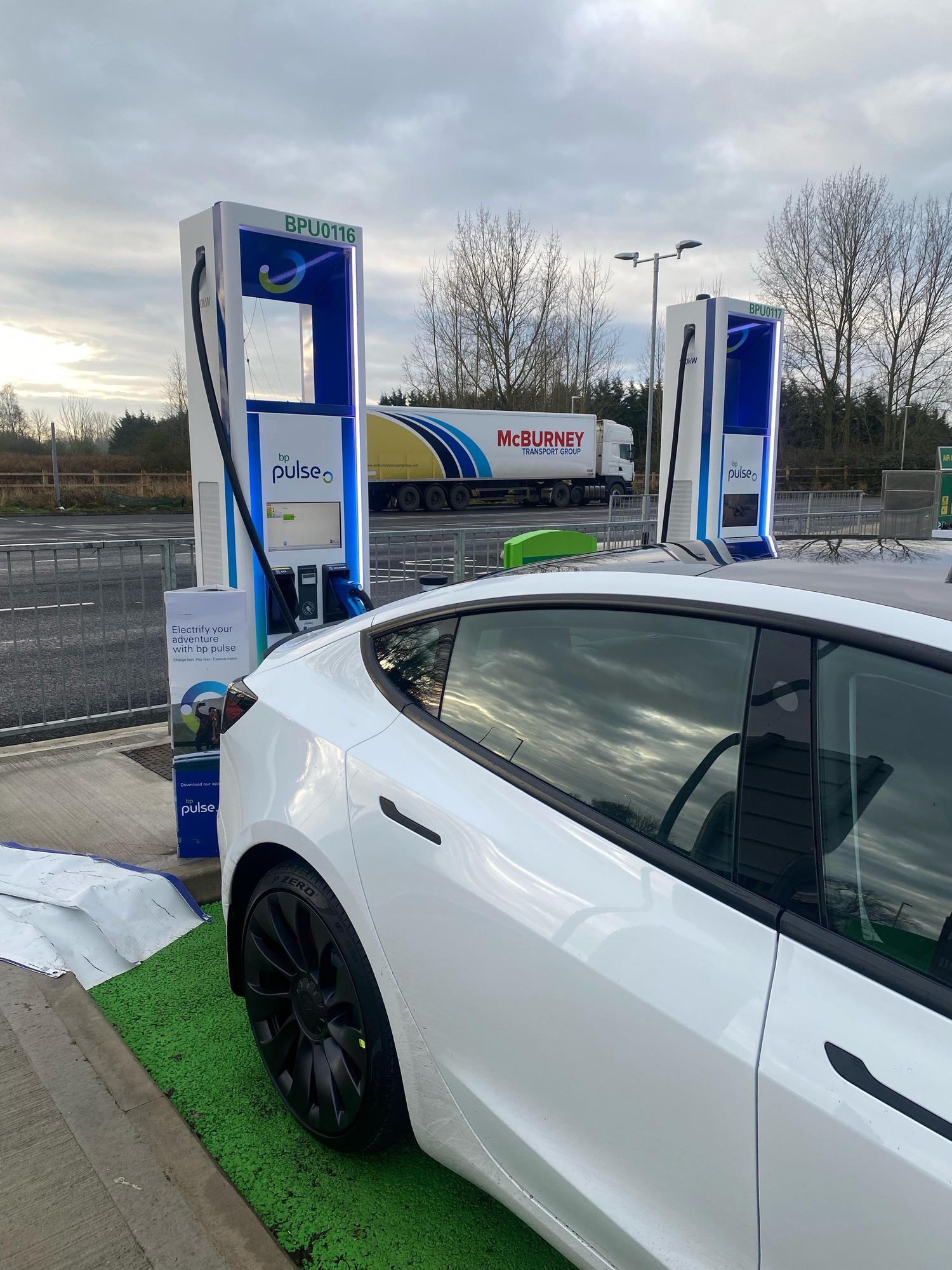 BP Astwick Stotfold, England EV Station
