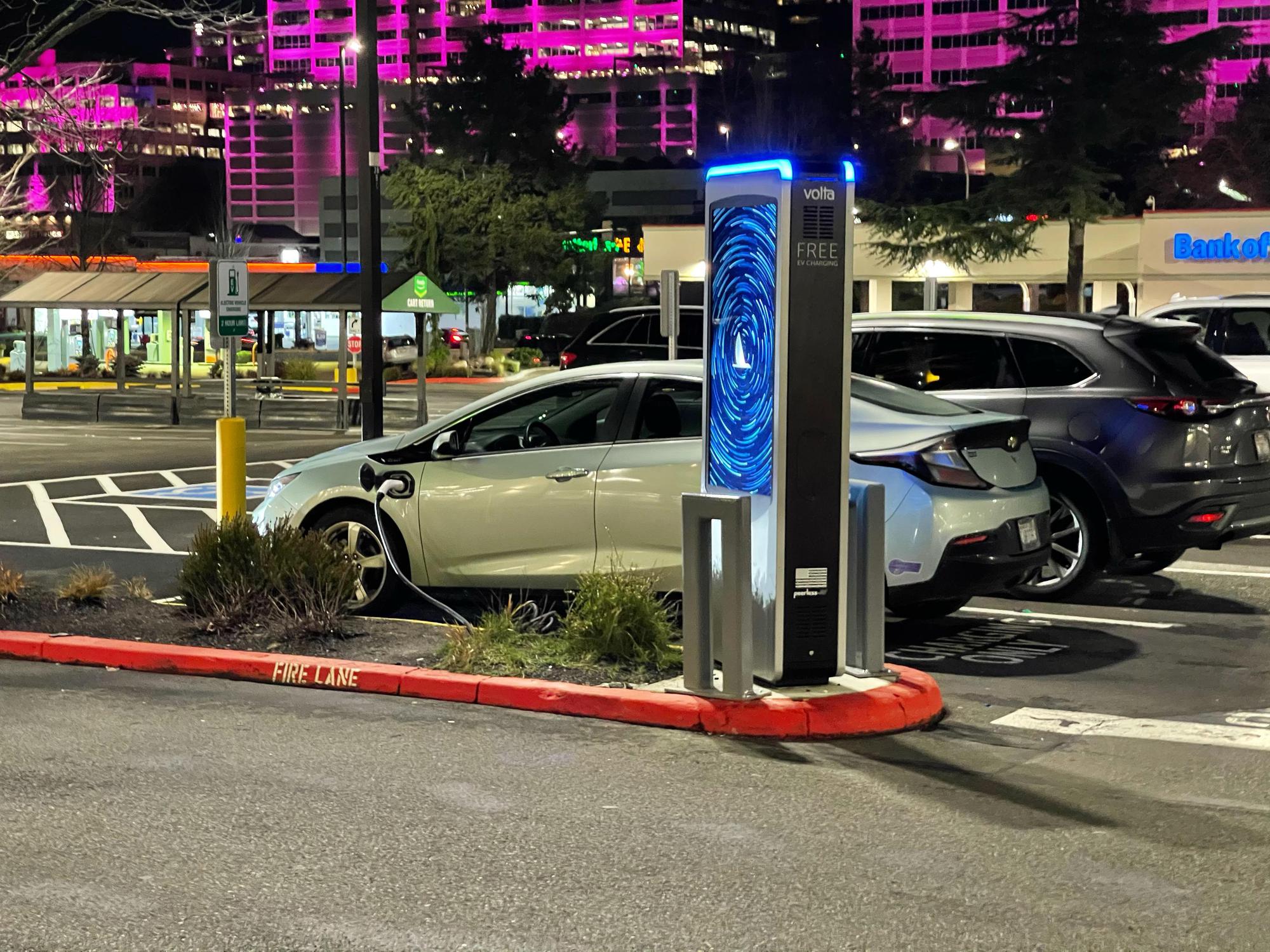 Factoria Mall Amazon Fresh Bellevue, WA EV Station