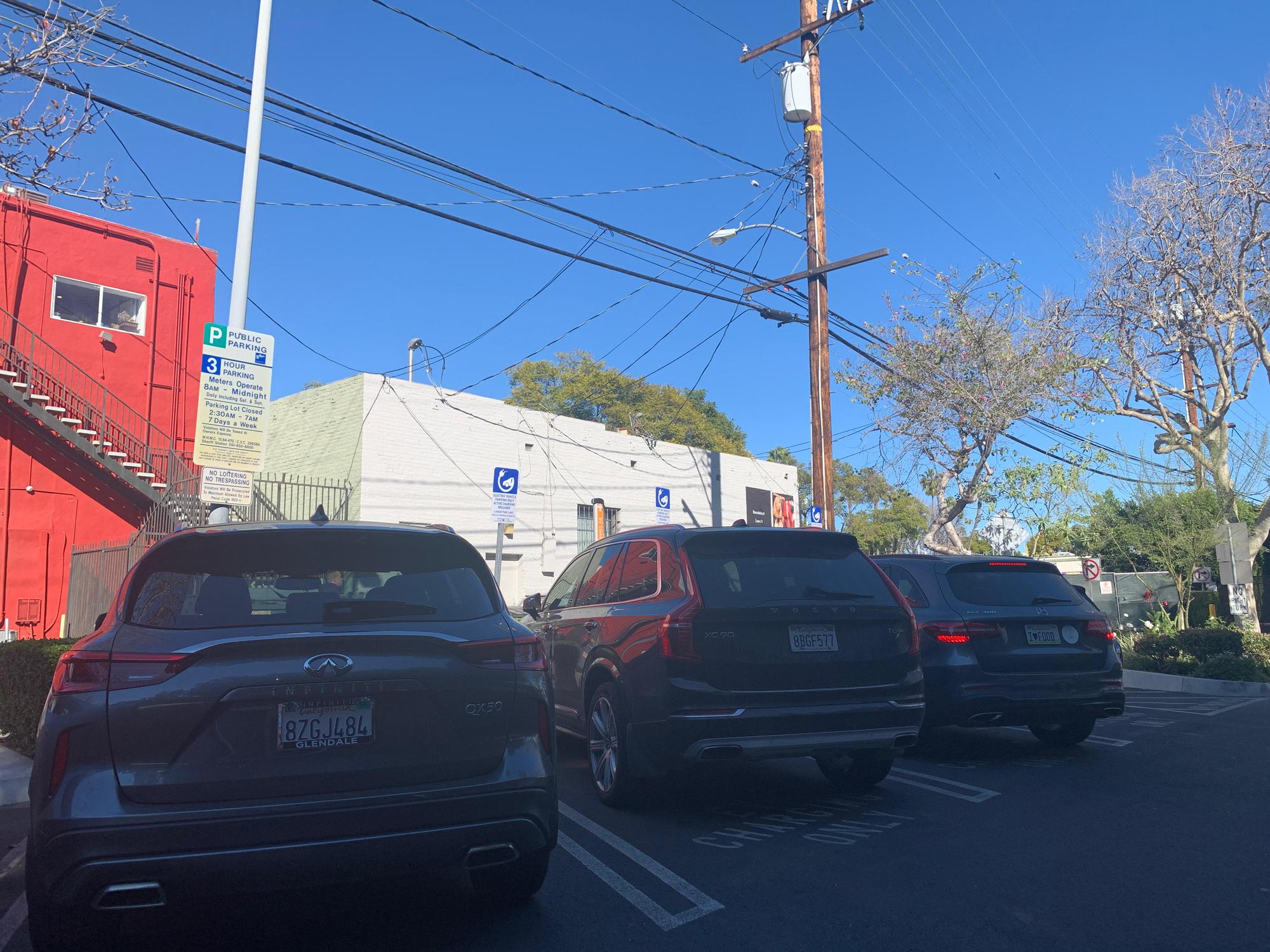 1044 La Jolla Ave Parking Lot West Hollywood, CA EV Station