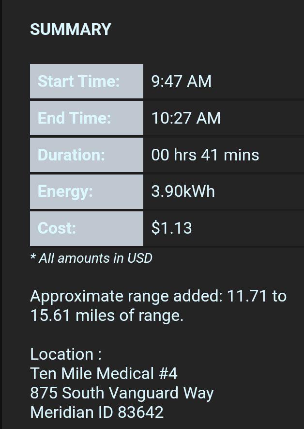 Saltzer Health Urgent Care Meridian, ID EV Station
