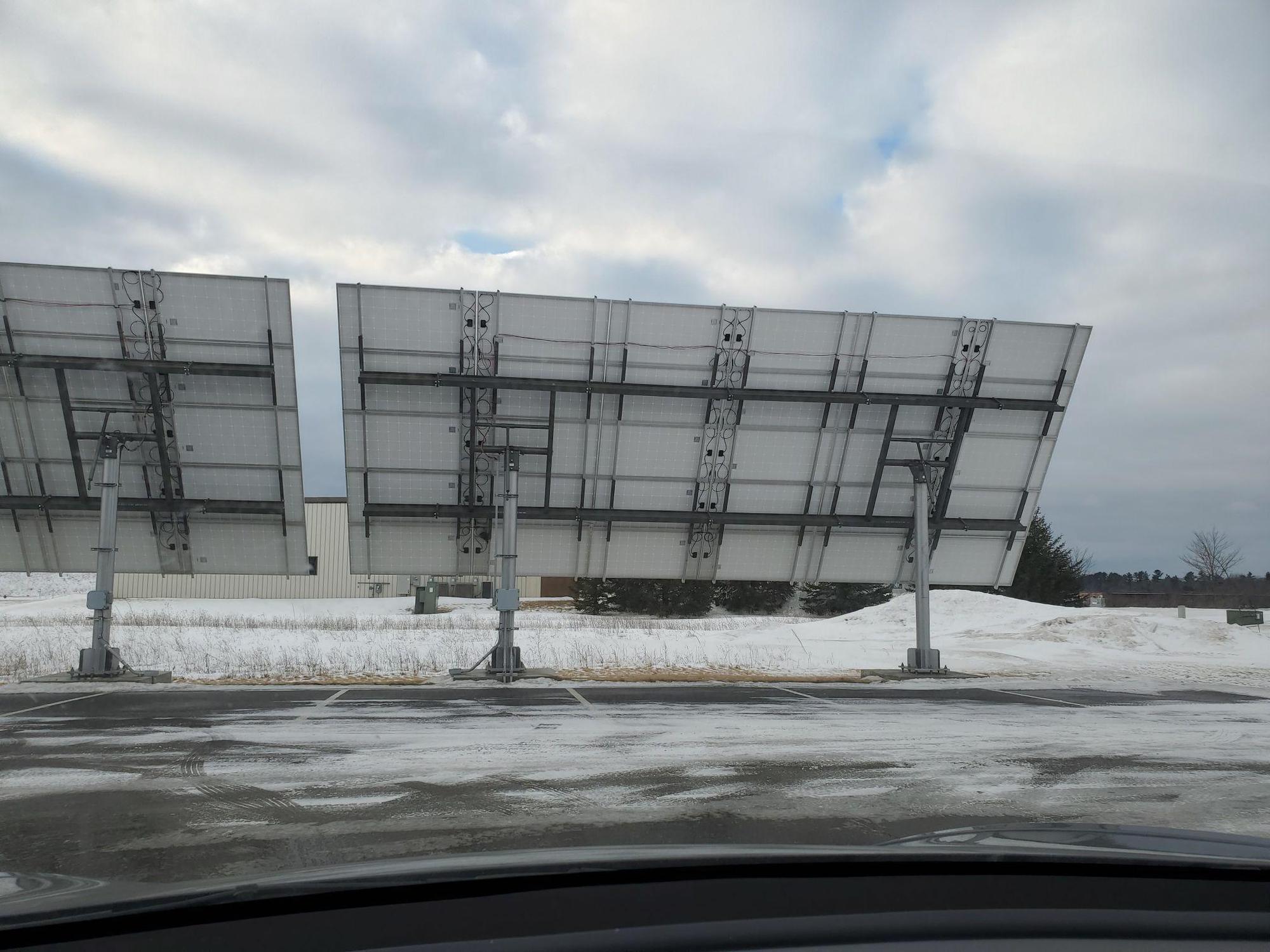 Northwind Solar Amherst, WI EV Station