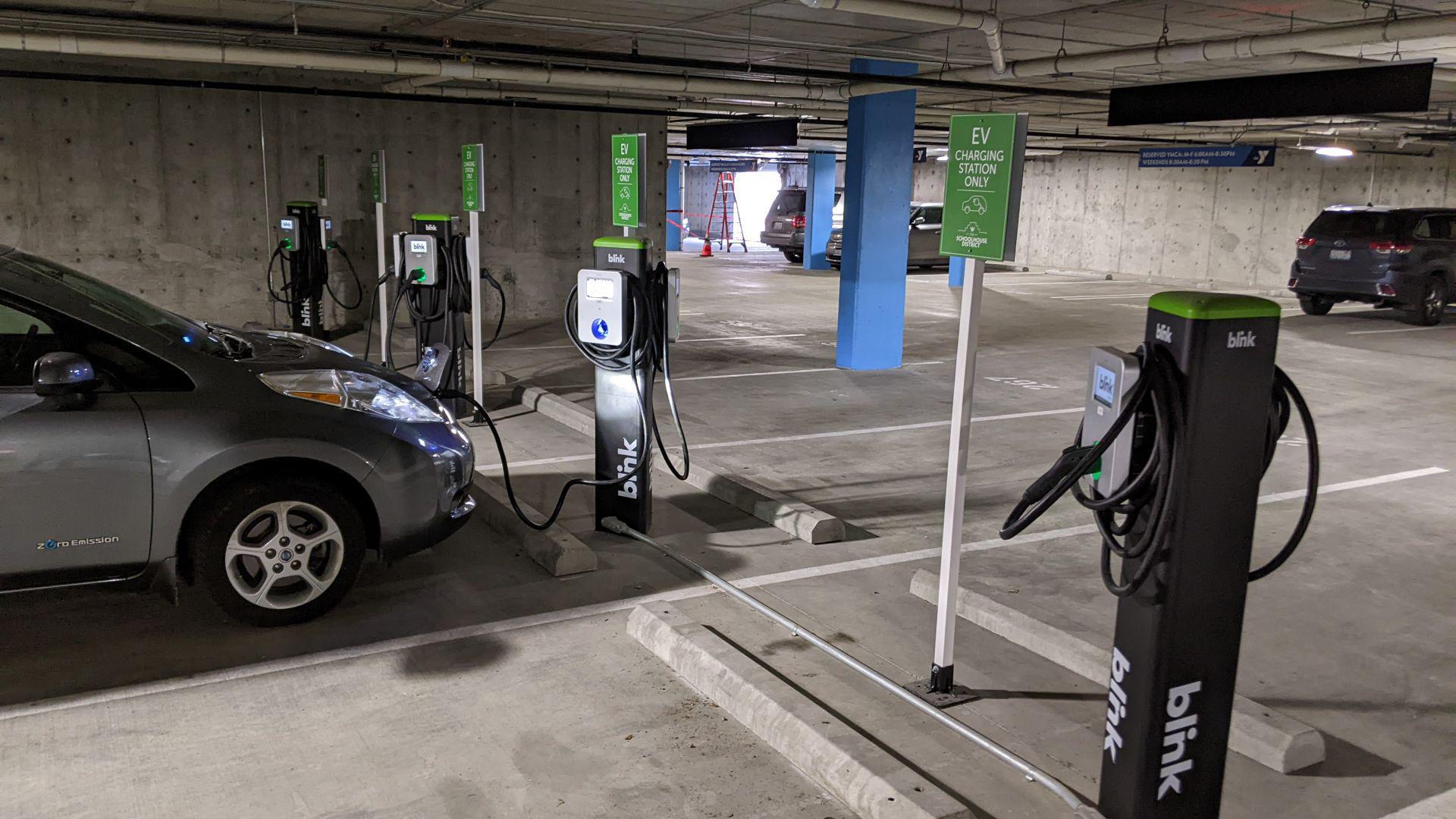 Schoolhouse District Woodinville, WA EV Station