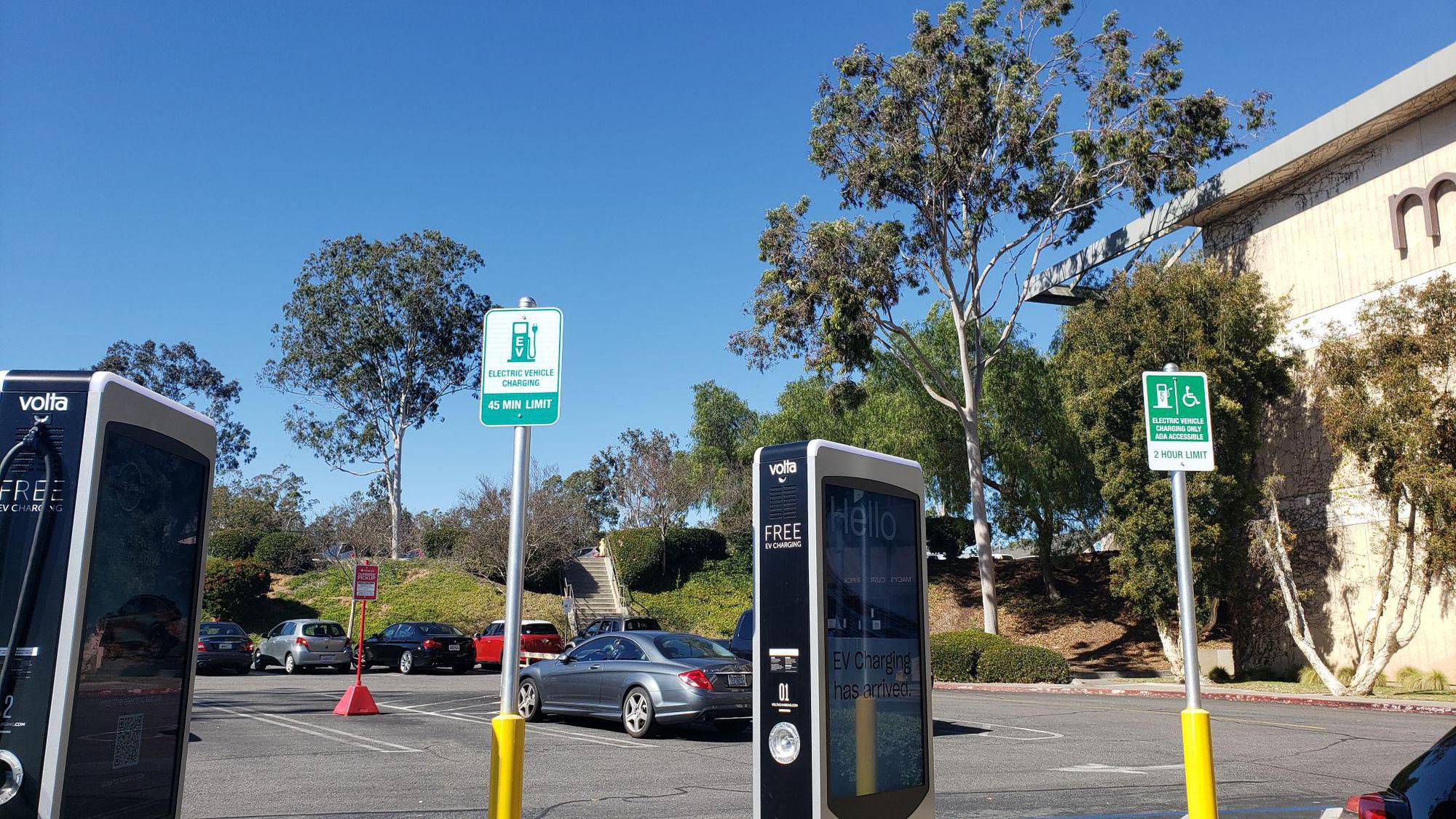 Westfield North County Macy's Escondido, CA EV Station