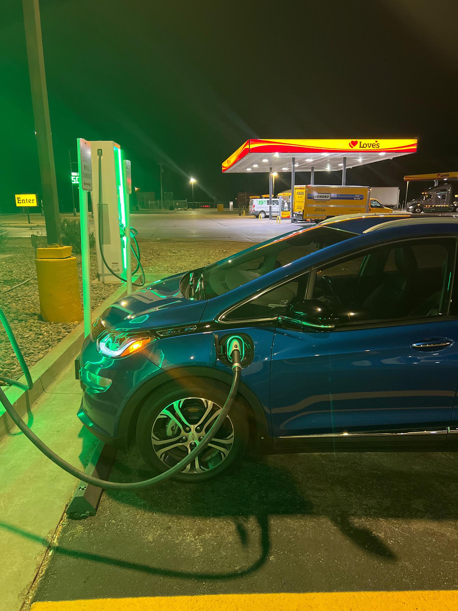 Love's Travel Stop Erick Erick, OK EV Station