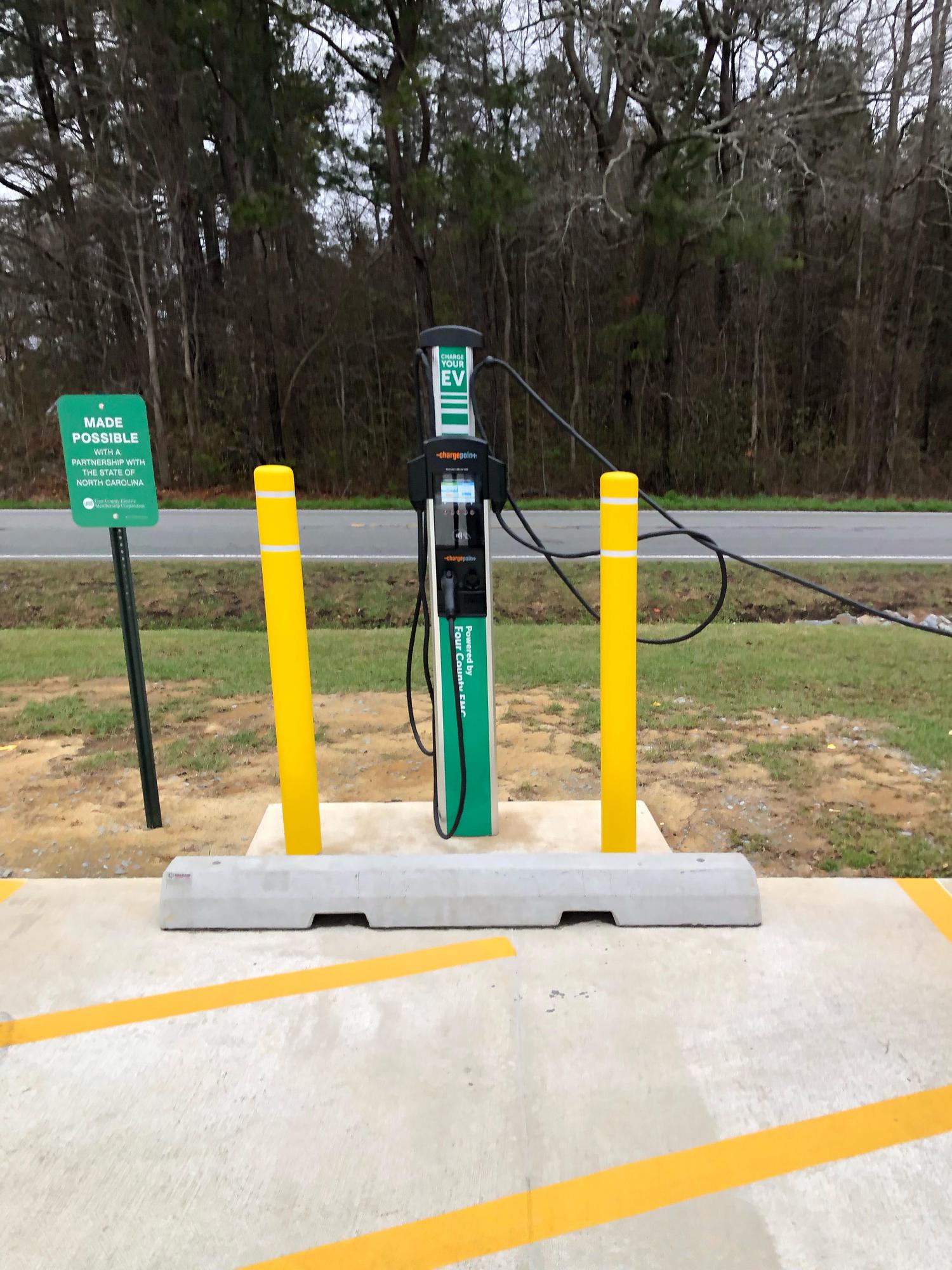 Four County Electric Membership Corporation Rose Hill, NC EV Station