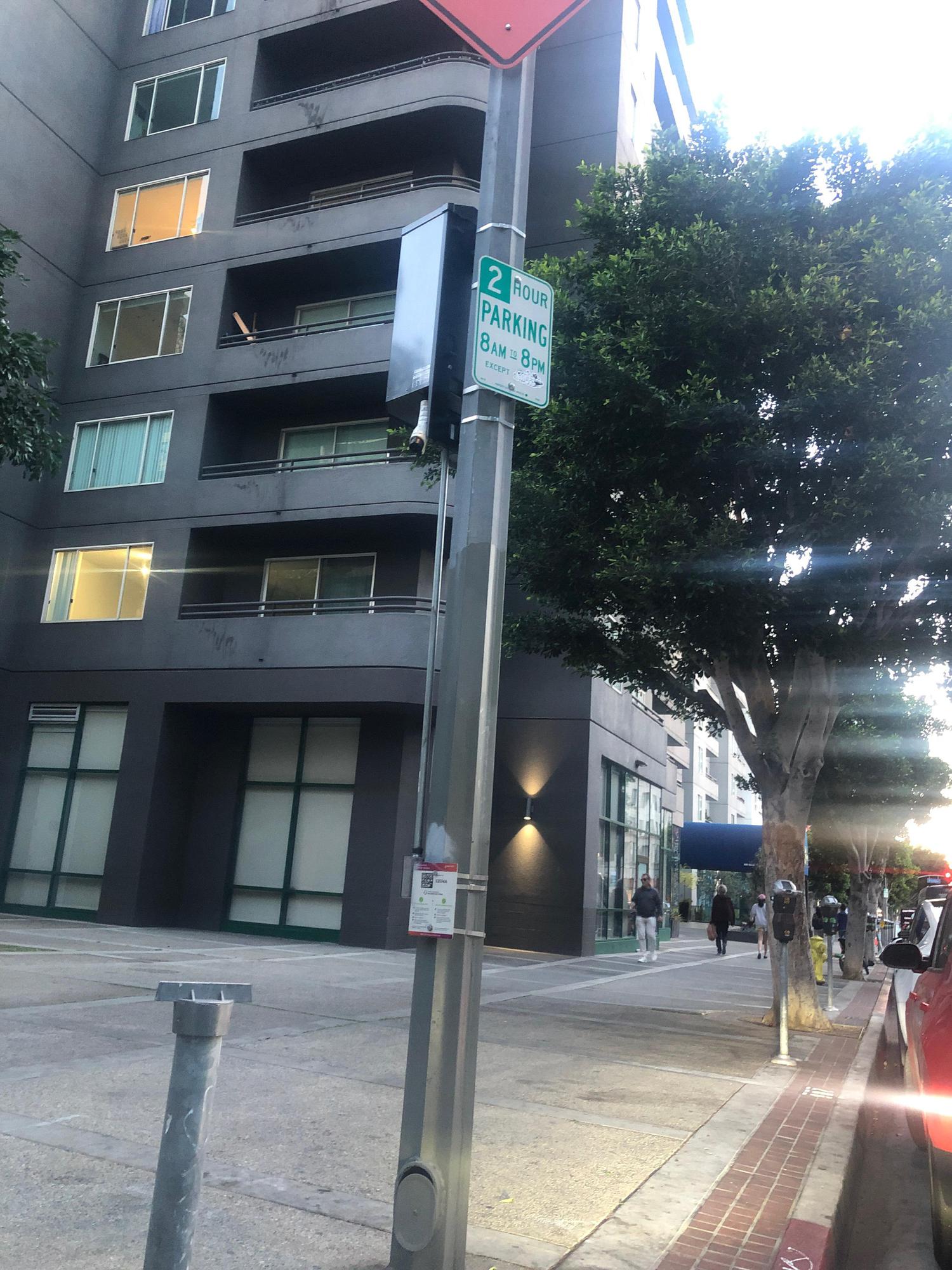 Flower St Parking Los Angeles, CA EV Station