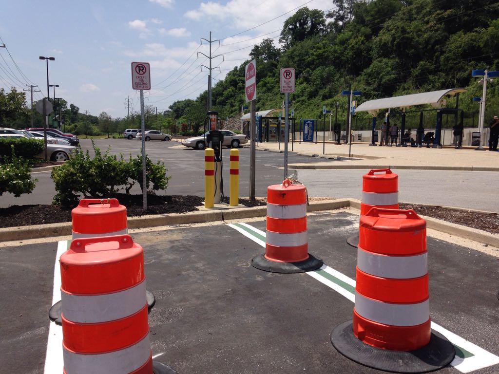 MTA North Linthicum Light Rail Station Linthicum Heights, MD EV Station