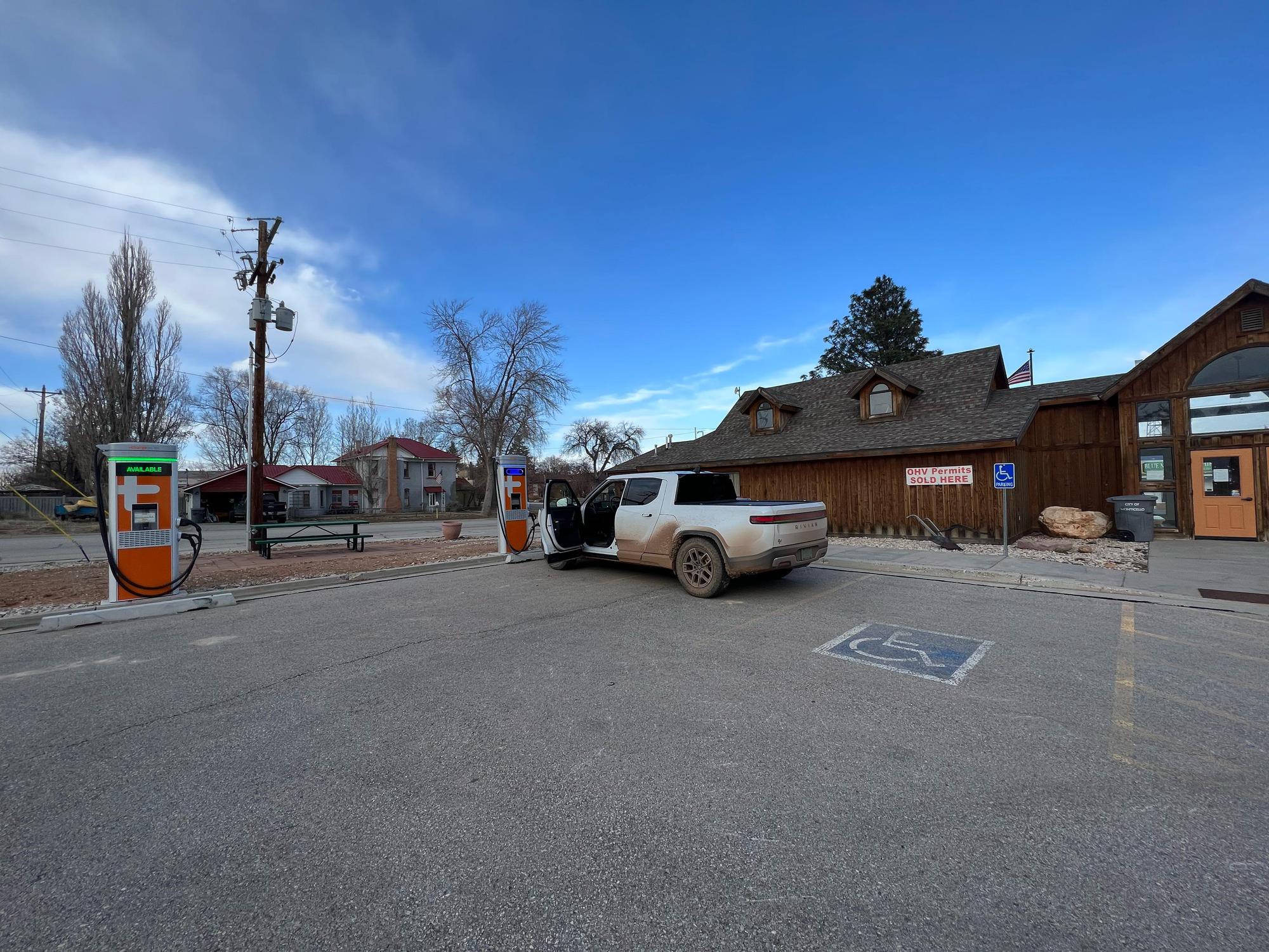 Frontier Museum Monticello, UT EV Station