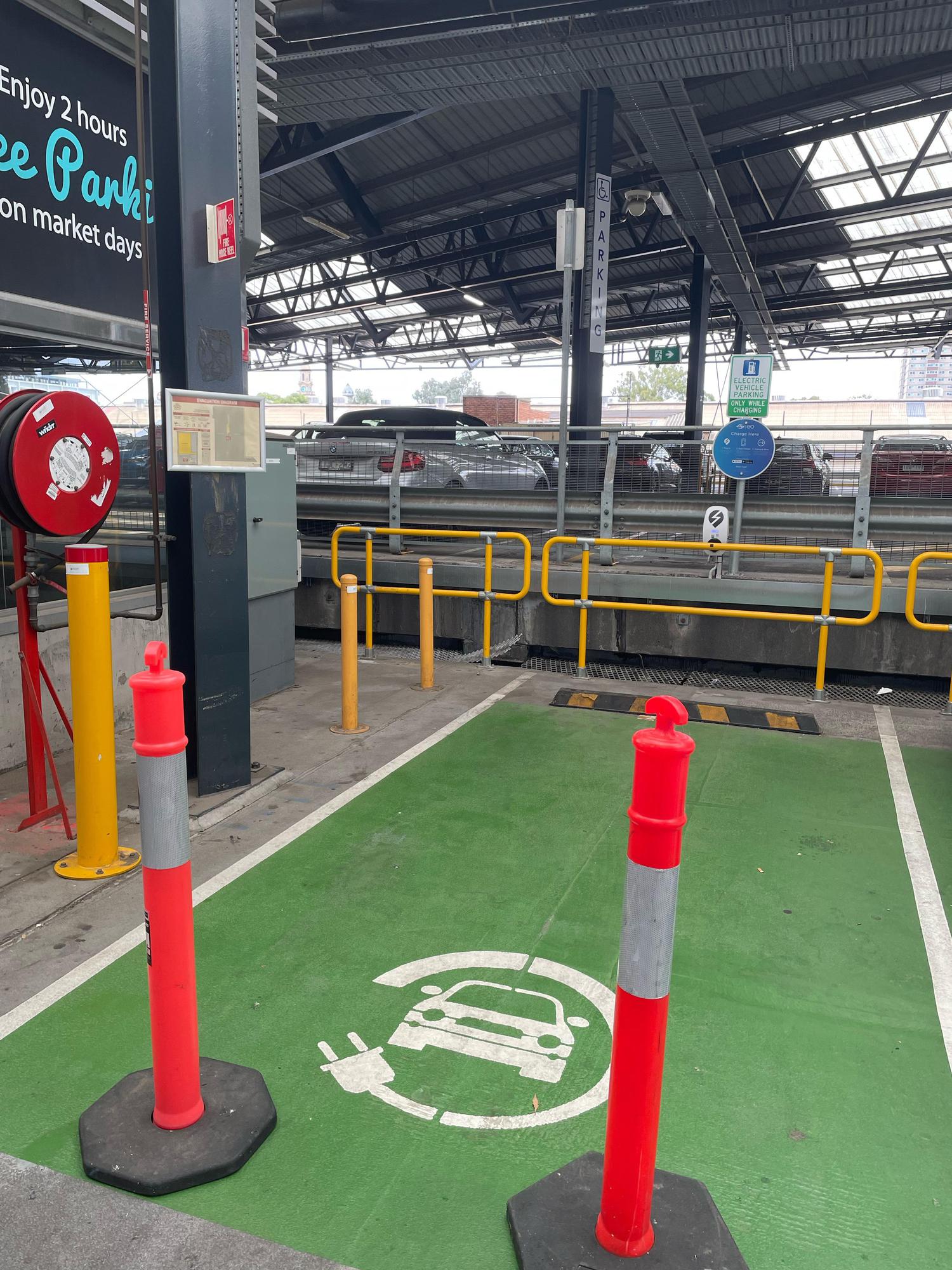 South Melbourne Market Rooftop Parking South Melbourne, VIC EV Station