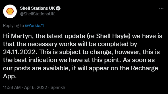 Shell Hayle Shell Hayle | Loggans, England | EV Station