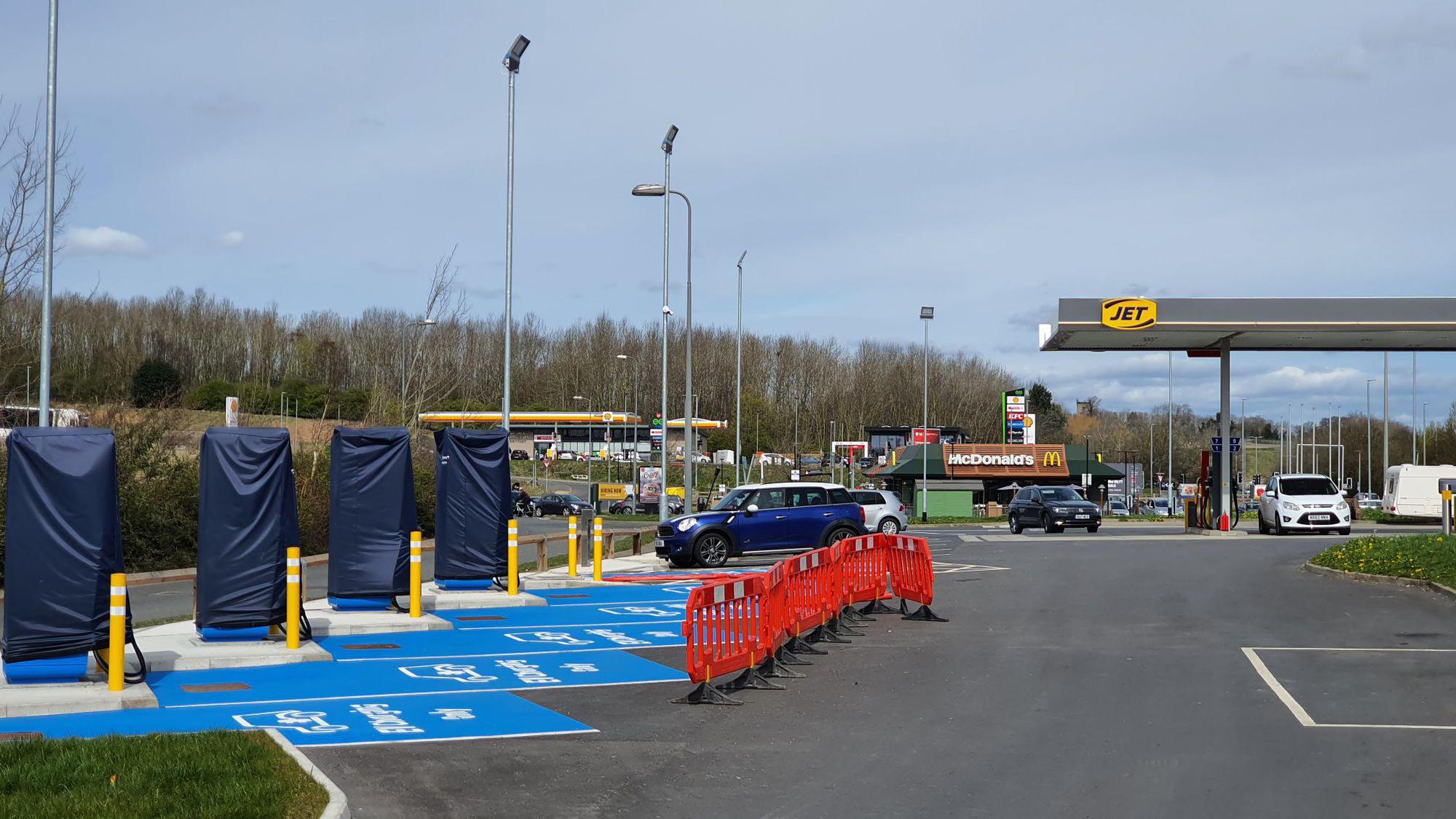 Newton Park Service Station A167, Darlington DL1 3NP, UK EV Station