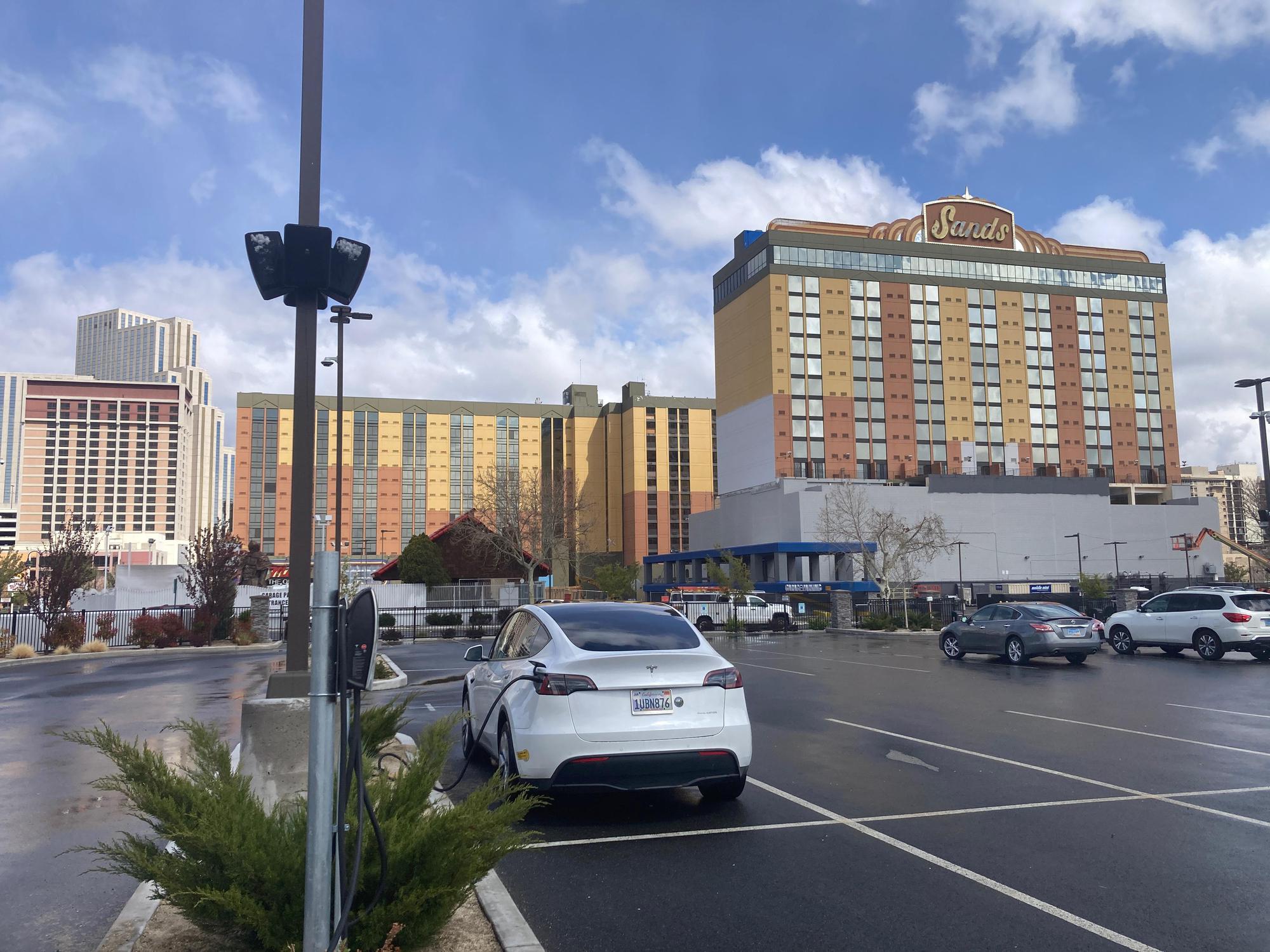 Sands Regency Reno NV EV Station Sands regency reno nv ev station