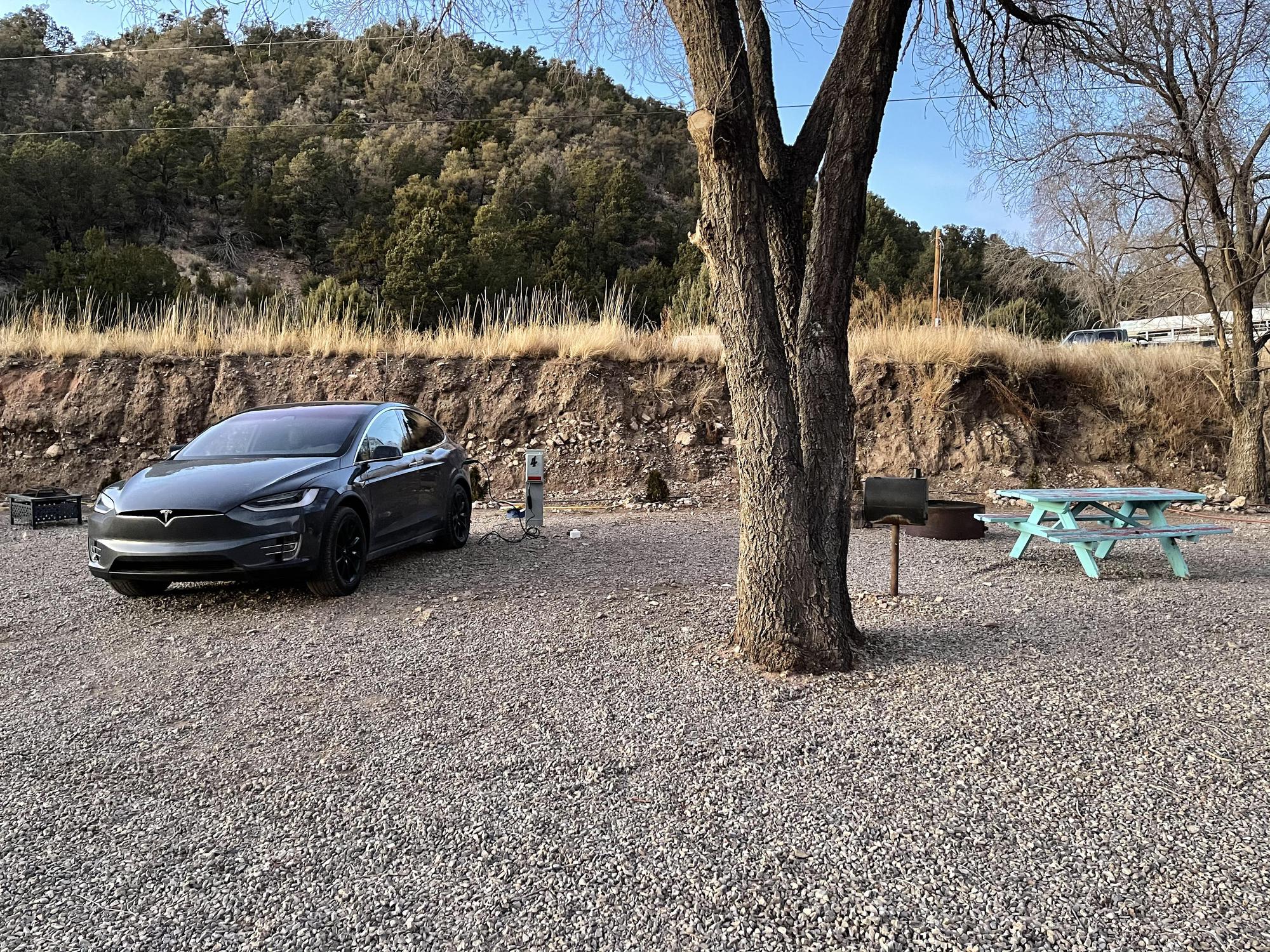 Cloud Climbing Railroad Cabin & RV Park La Luz, NM EV Station