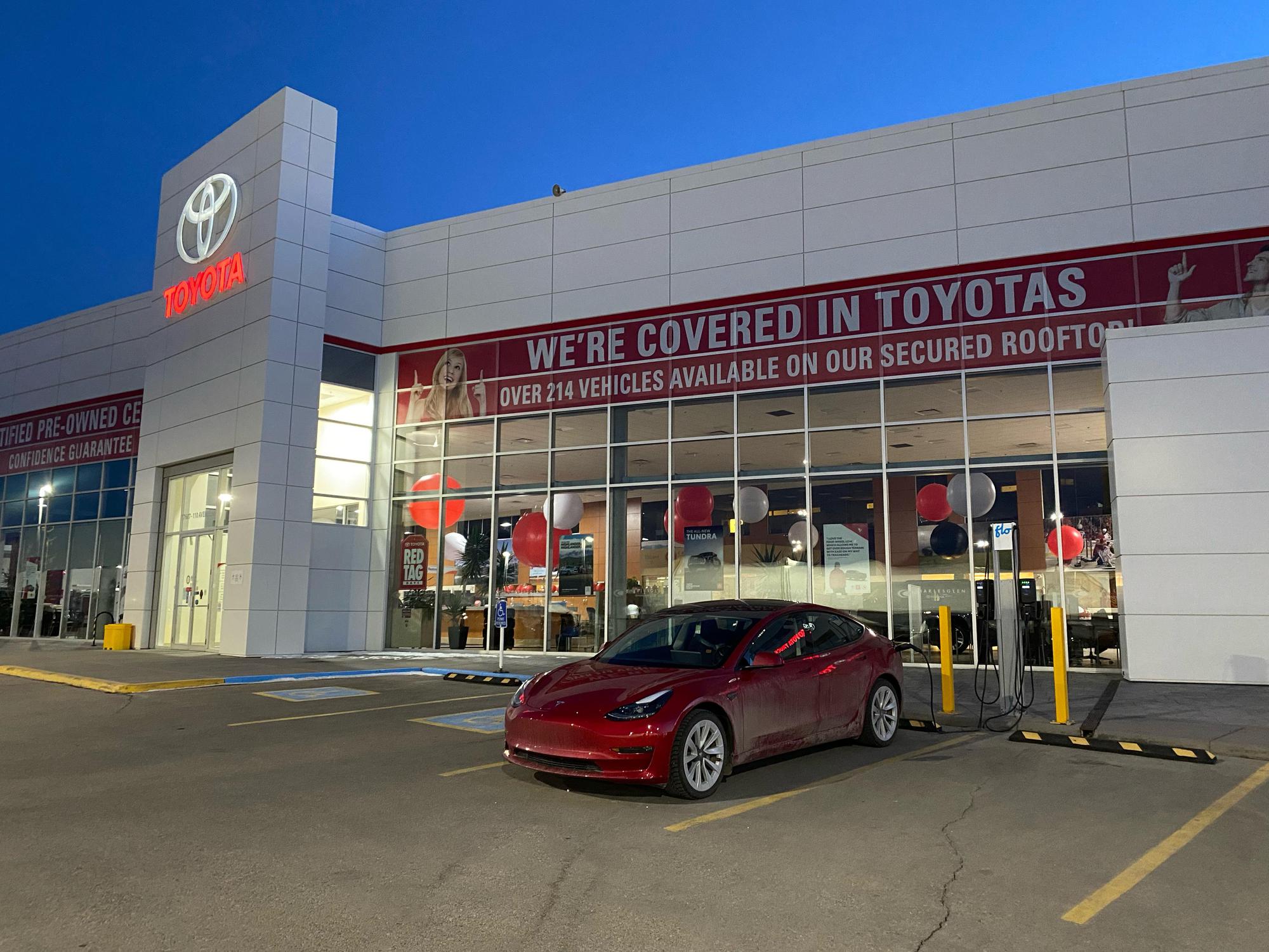 Charlesglen Toyota | Calgary, AB | EV Station
