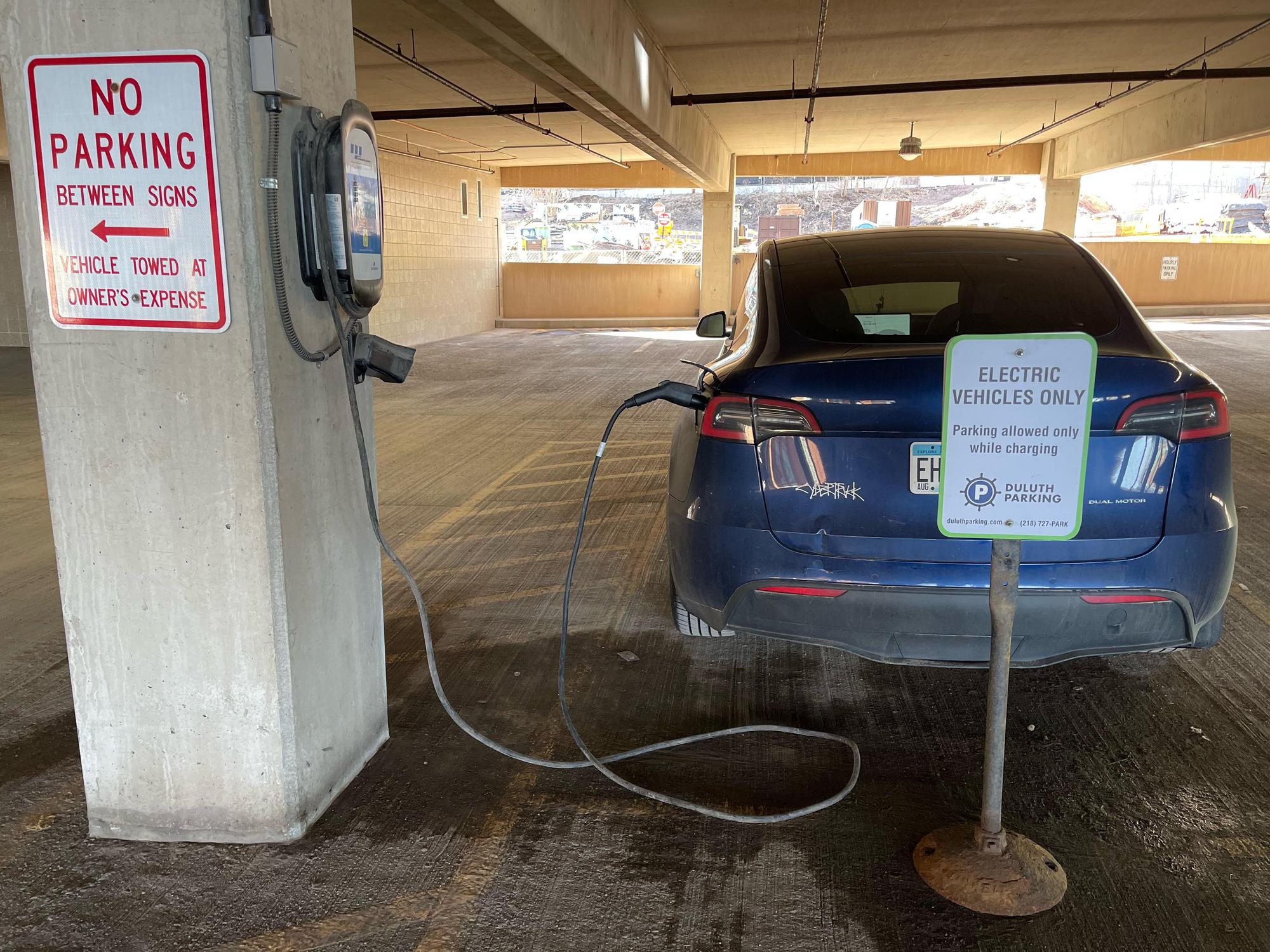 Medical District Parking Ramp Duluth, MN EV Station