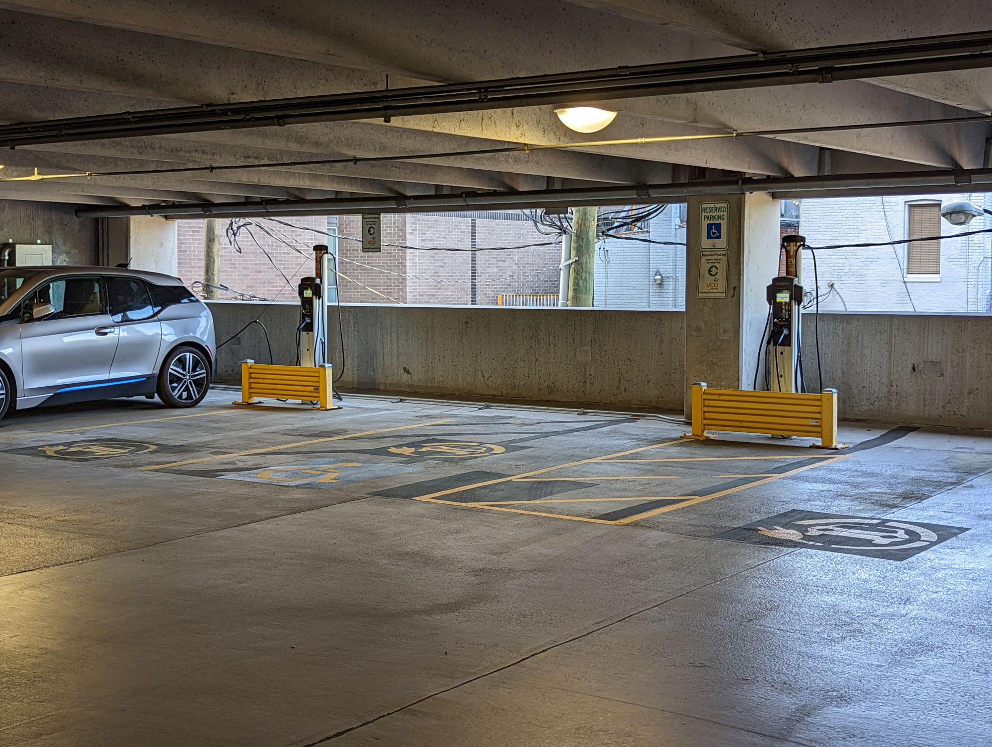VCU West Broad Street Parking Deck Richmond, VA EV Station