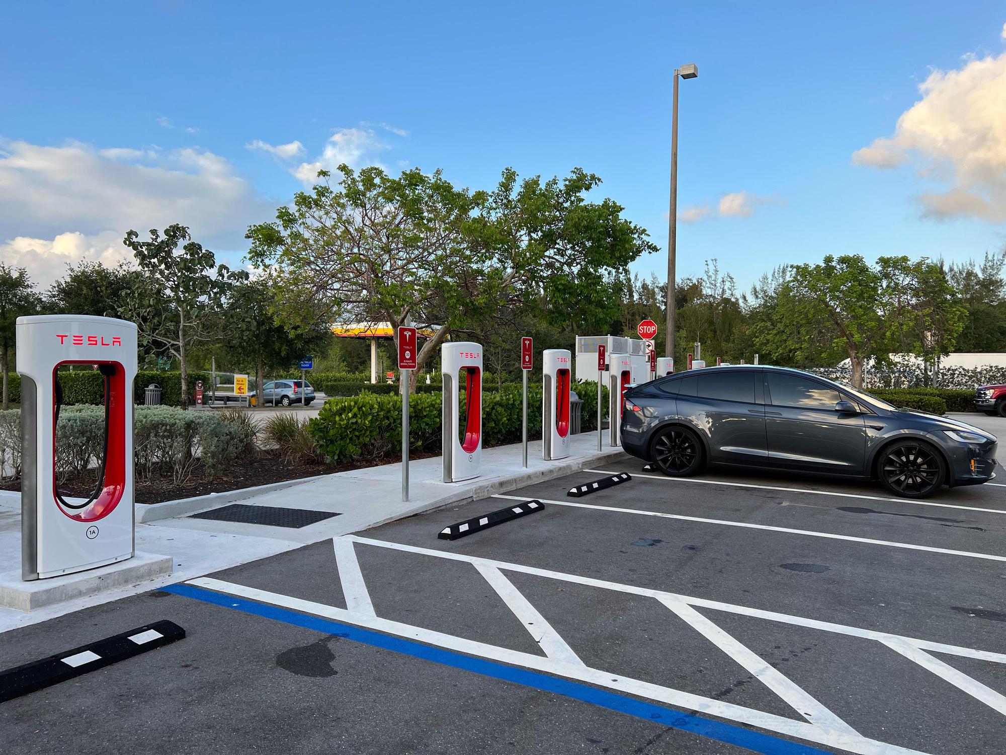 Florida Turnpike Service Plaza Supercharger 94 Florida's Turnpike