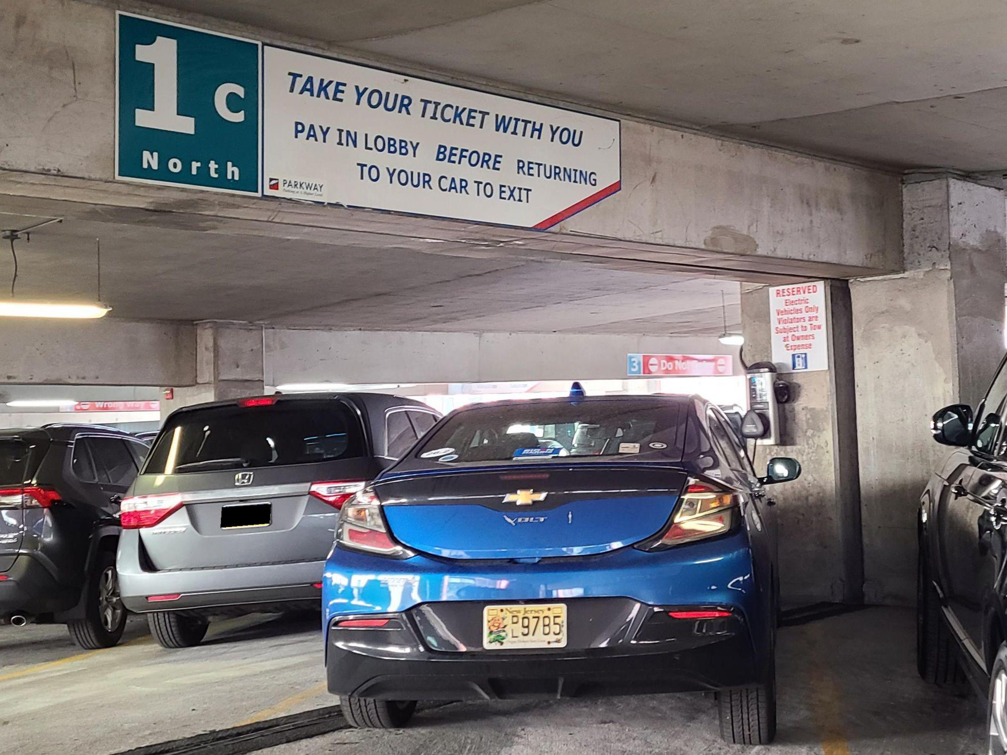 12th & Filbert Garage (1) Philadelphia, PA EV Station