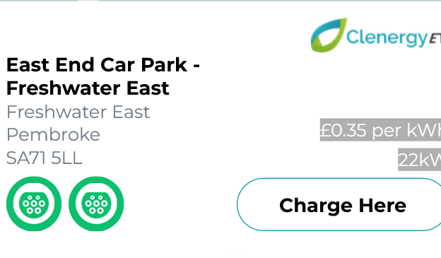 East End Car Park Freshwater East PlugShare